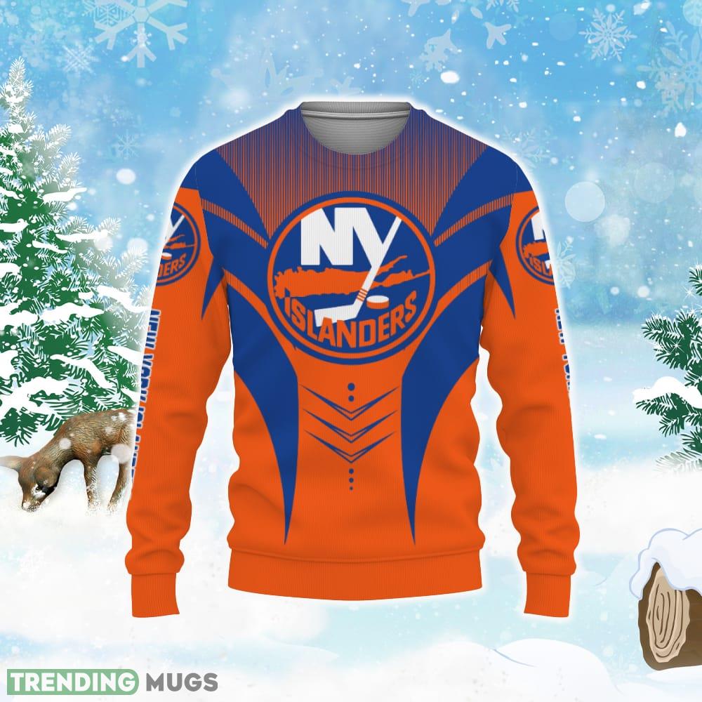 New York Islanders Football American Day Sport Teams Champion Shirt Ugly Christmas 3D Sweater 3D Sweater New York Islanders Football American Day Sport Teams Champion Shirt Ugly Christmas 3D Sweater 3D Sweater