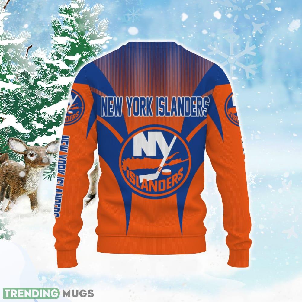 New York Islanders Football American Day Sport Teams Champion Shirt Ugly Christmas 3D Sweater 3D Sweater New York Islanders Football American Day Sport Teams Champion Shirt Ugly Christmas 3D Sweater 3D Sweater