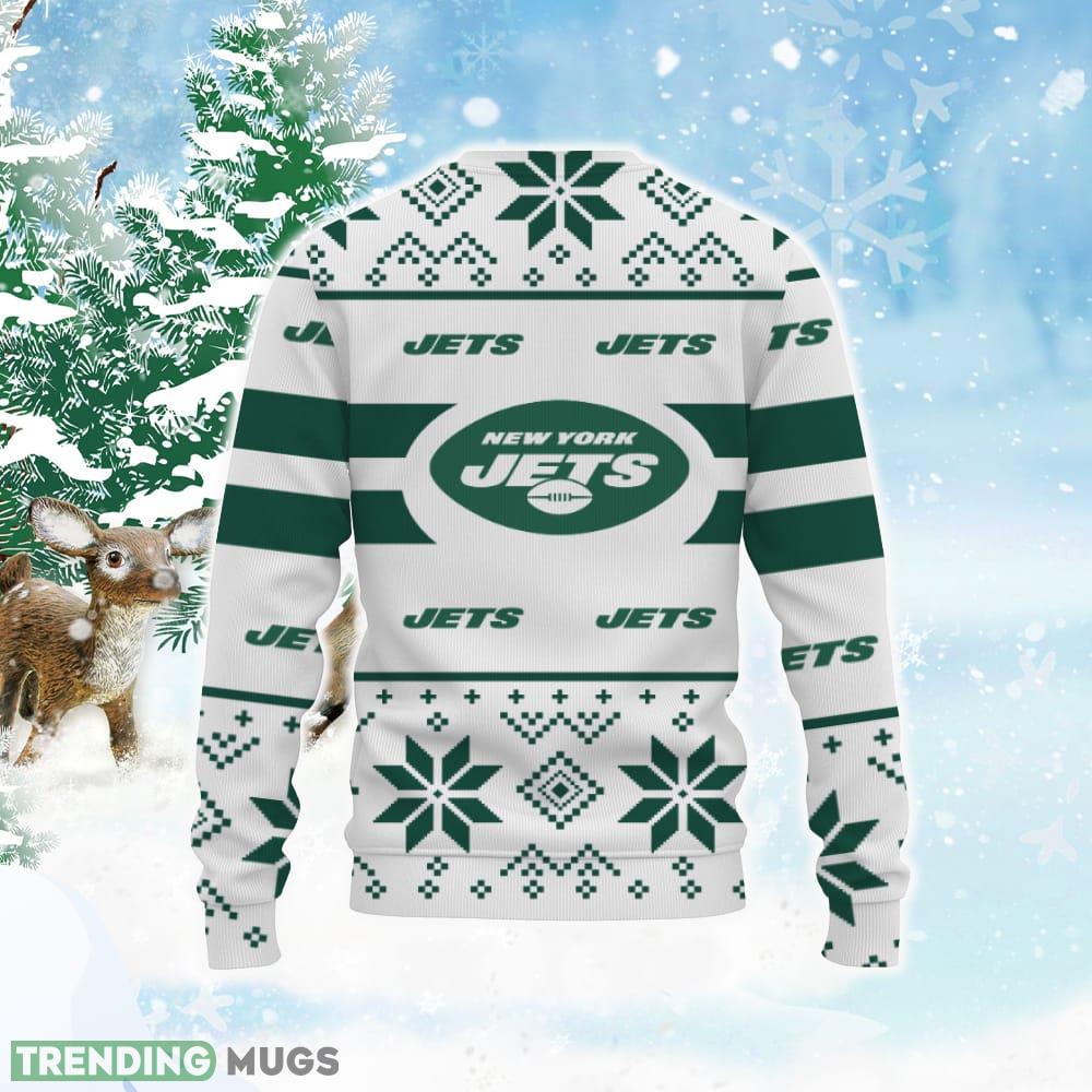 New York Jets Custom New Uniforms For Fan Gear Ugly Christmas Sweater 3D Sweater New York Jets Custom New Uniforms For Fan Gear Ugly Christmas Sweater 3D Sweater