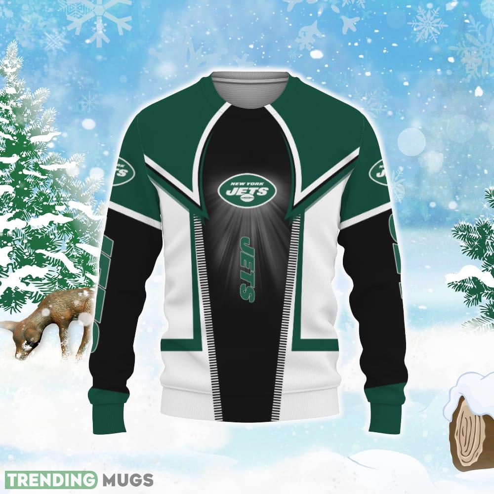 New York Jets Football American Ugly Xmas 3D Sweater 3D Sweater New York Jets Football American Ugly Xmas 3D Sweater 3D Sweater