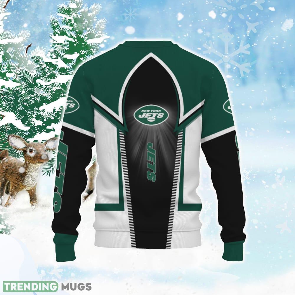 New York Jets Football American Ugly Xmas 3D Sweater 3D Sweater New York Jets Football American Ugly Xmas 3D Sweater 3D Sweater
