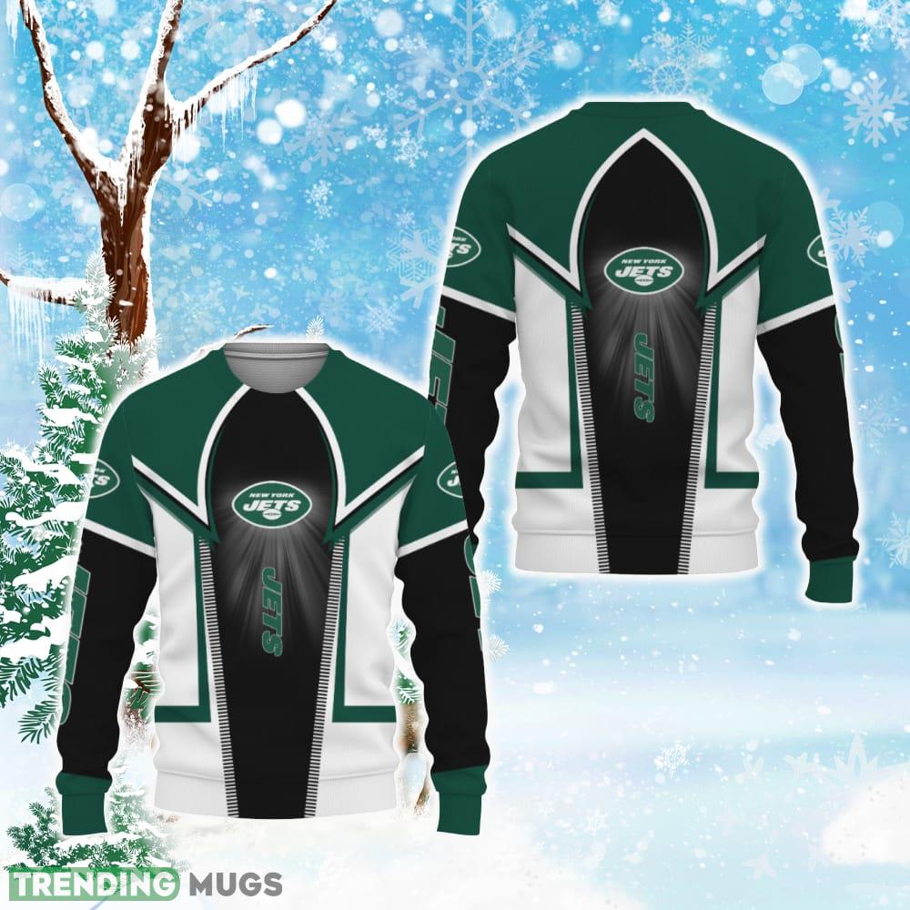 New York Jets Football American Ugly Xmas 3D Sweater - New York Jets Football American Ugly Christmas Sweater Photo 1 New York Jets Football American Ugly Xmas 3D Sweater - New York Jets Football American Ugly Christmas Sweater Photo 1
