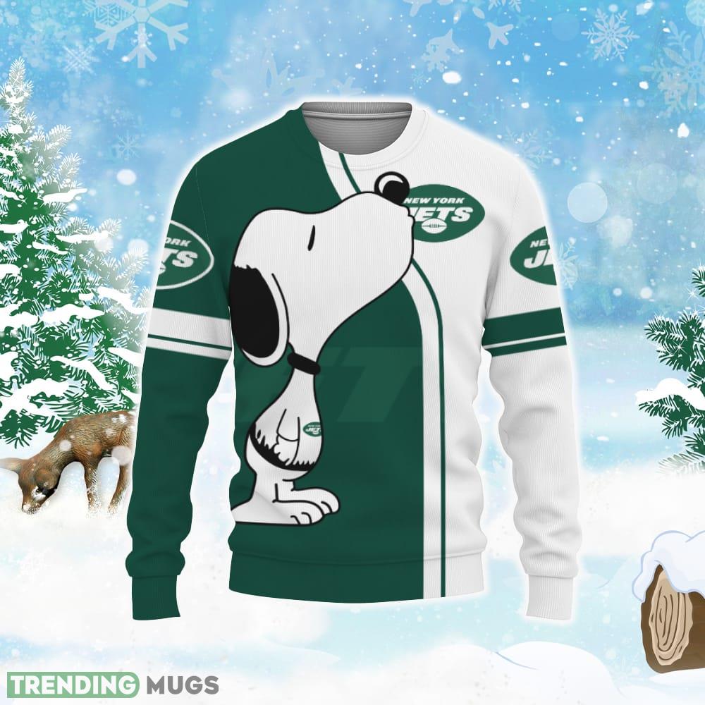 New York Jets Shop Champion Teamwear Ugly Christmas Sweater 3D Sweater New York Jets Shop Champion Teamwear Ugly Christmas Sweater 3D Sweater