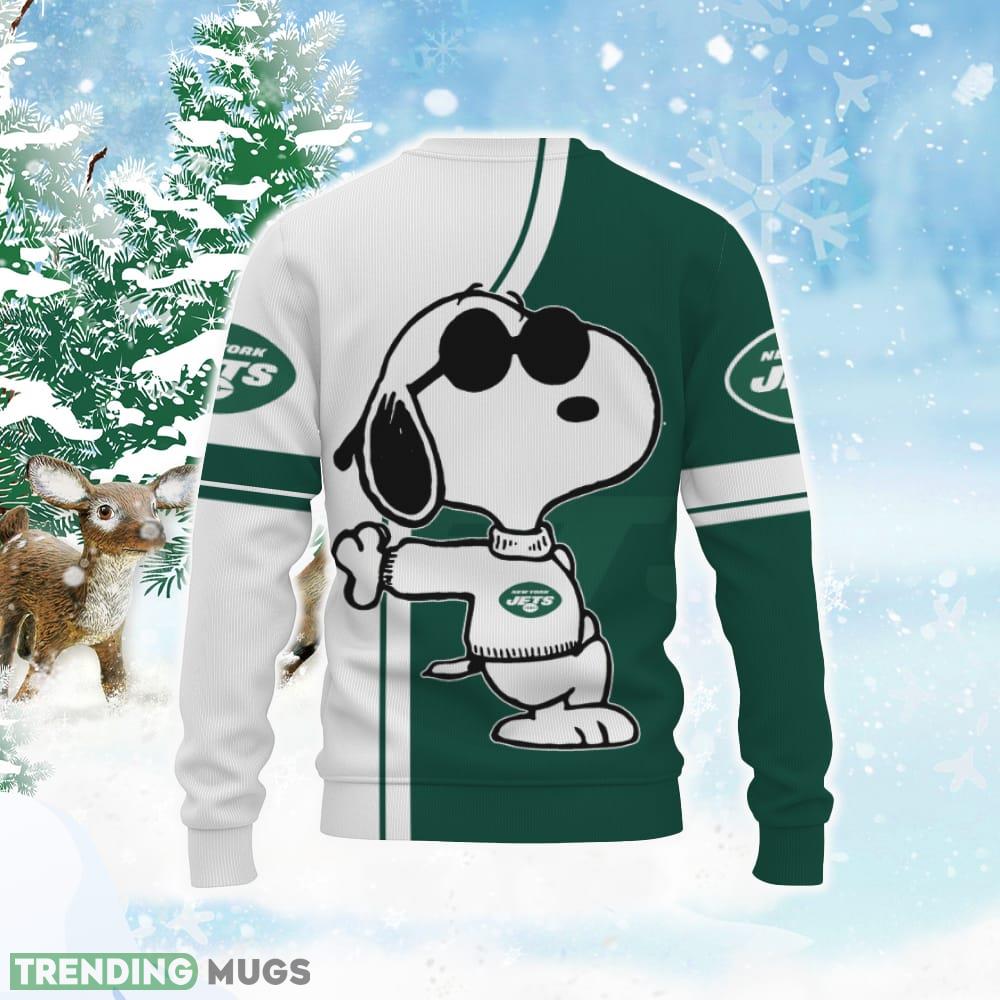 New York Jets Shop Champion Teamwear Ugly Christmas Sweater 3D Sweater New York Jets Shop Champion Teamwear Ugly Christmas Sweater 3D Sweater