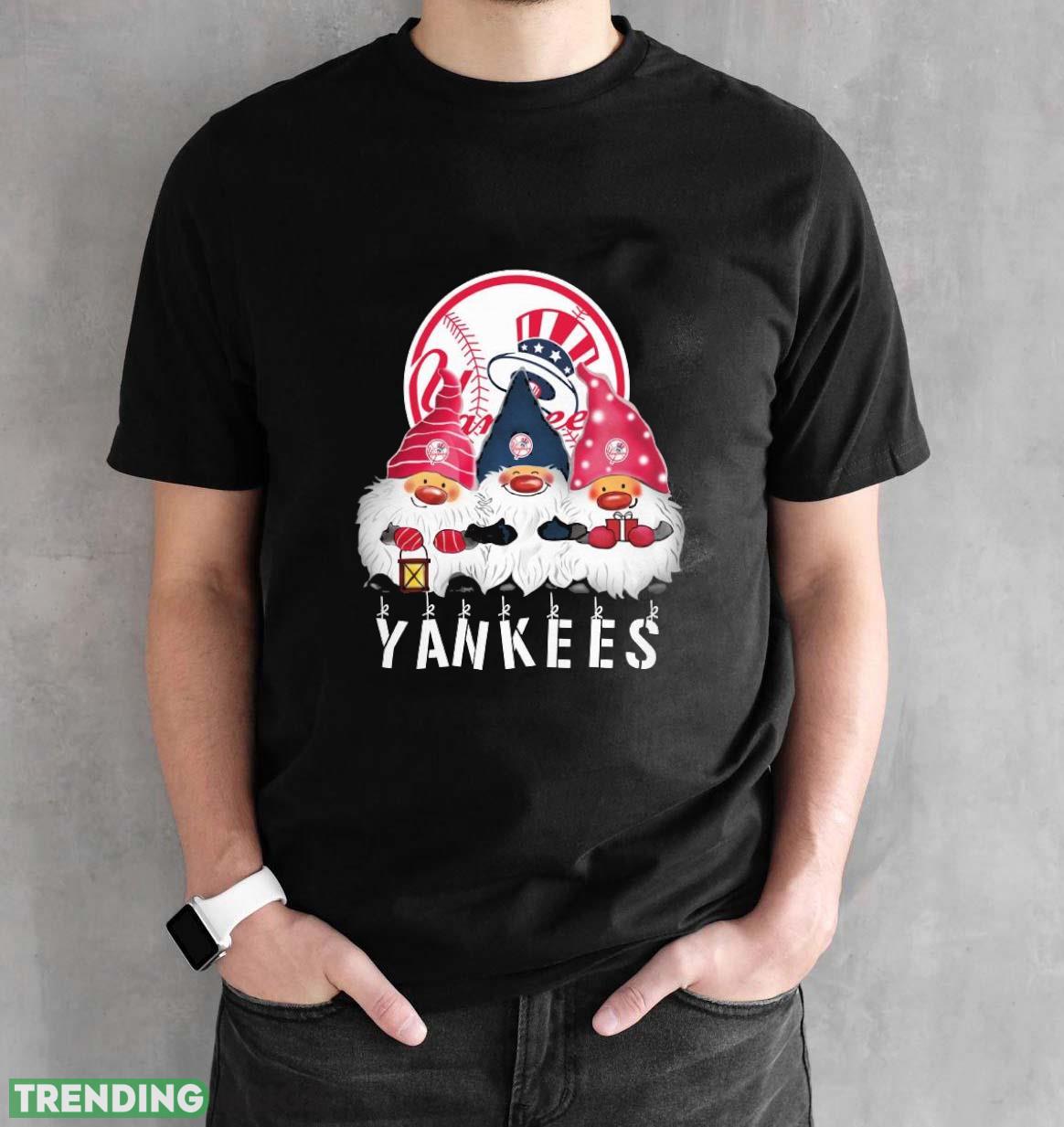 New York Yankees Gnomies Christmas Funny Black T Shirt Sweatshirt For Fans Dark Shirt New York Yankees Gnomies Christmas Funny Black T Shirt Sweatshirt For Fans Dark Shirt