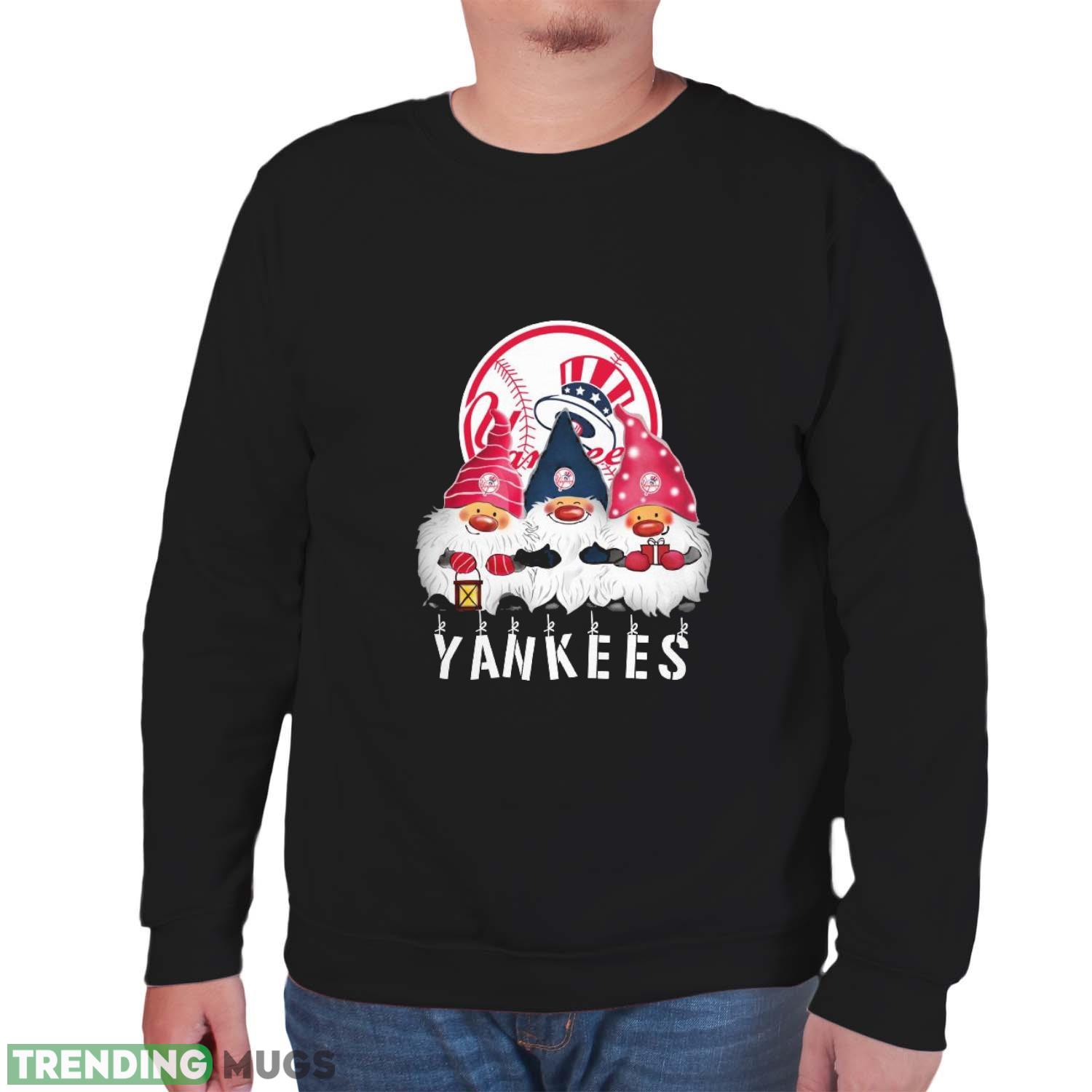New York Yankees Gnomies Christmas Funny Black T Shirt Sweatshirt For Fans Dark Shirt New York Yankees Gnomies Christmas Funny Black T Shirt Sweatshirt For Fans Dark Shirt