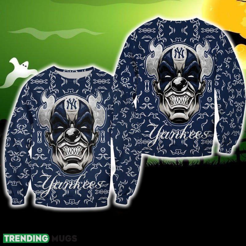 New York Yankees Halloween Clown Edition Unisex Retail Ugly Sweater For Men And Women Gift Christmas - New York Yankees Halloween Clown Edition Unisex Retail Ugly Sweater For Men And Women Gift Christmas New York Yankees Halloween Clown Edition Unisex Retail Ugly Sweater For Men And Women Gift Christmas - New York Yankees Halloween Clown Edition Unisex Retail Ugly Sweater For Men And Women Gift Christmas