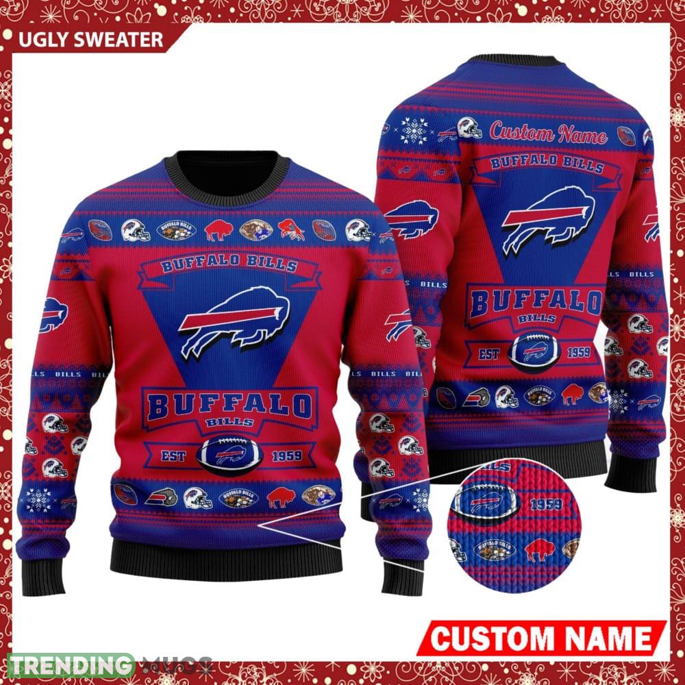 NFL Buffalo Bills Logo New Style Personalized Knitted 3D Sweater - NFL Buffalo Bills Logo New Style Personalized Knitted 3D Sweater NFL Buffalo Bills Logo New Style Personalized Knitted 3D Sweater - NFL Buffalo Bills Logo New Style Personalized Knitted 3D Sweater