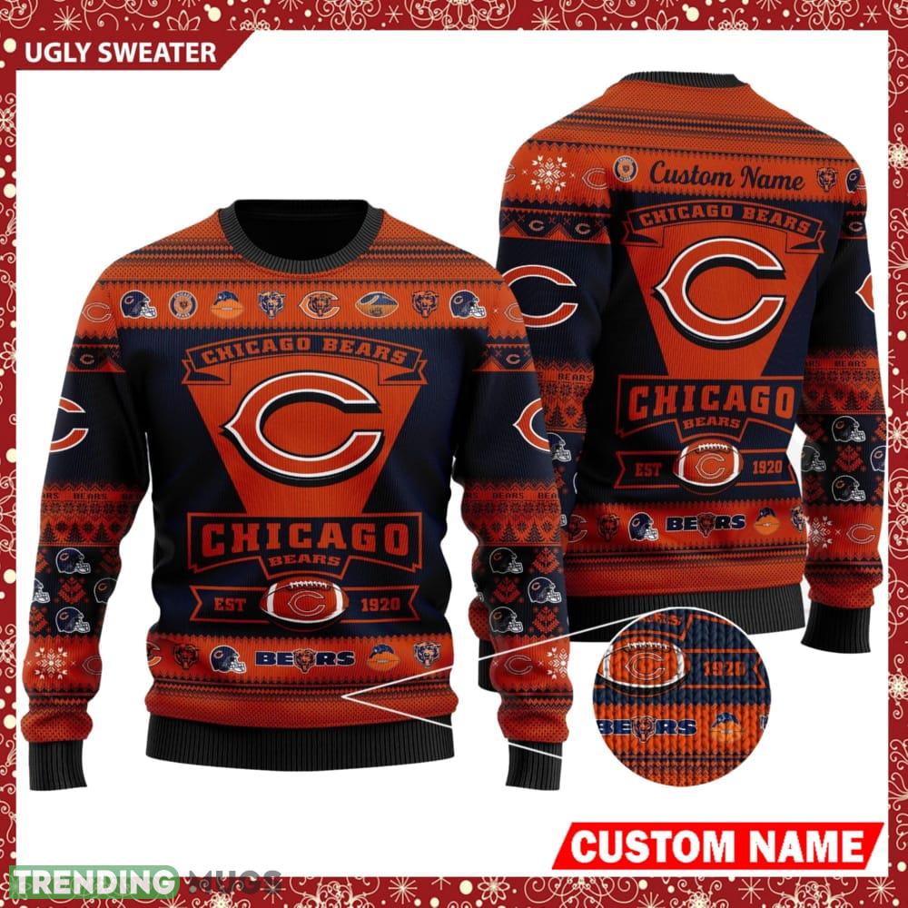 NFL Chicago Bears Logo New Style Personalized Knitted 3D Sweater - NFL Chicago Bears Logo New Style Personalized Knitted 3D Sweater NFL Chicago Bears Logo New Style Personalized Knitted 3D Sweater - NFL Chicago Bears Logo New Style Personalized Knitted 3D Sweater