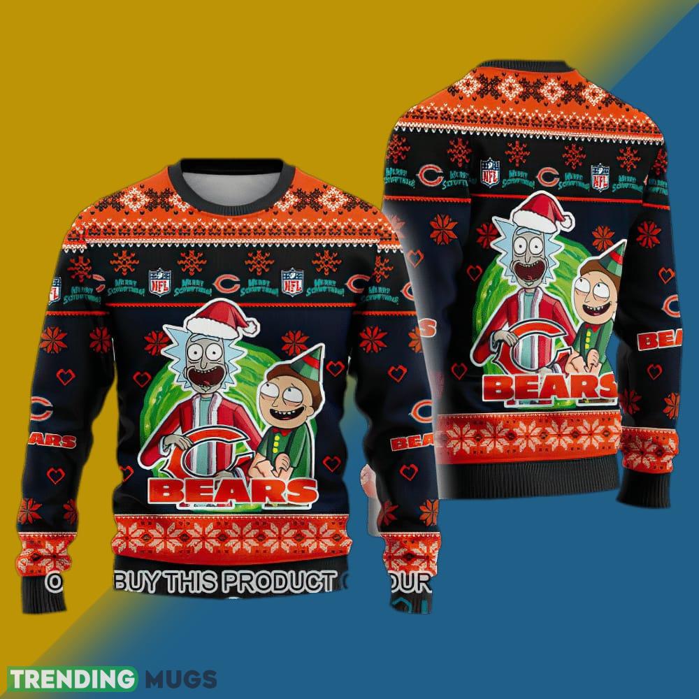 NFL Chicago Bears Mulled Ugly Xmas Sweater For Men Women - NFL Chicago Bears Mulled Ugly Xmas Sweater For Men Women