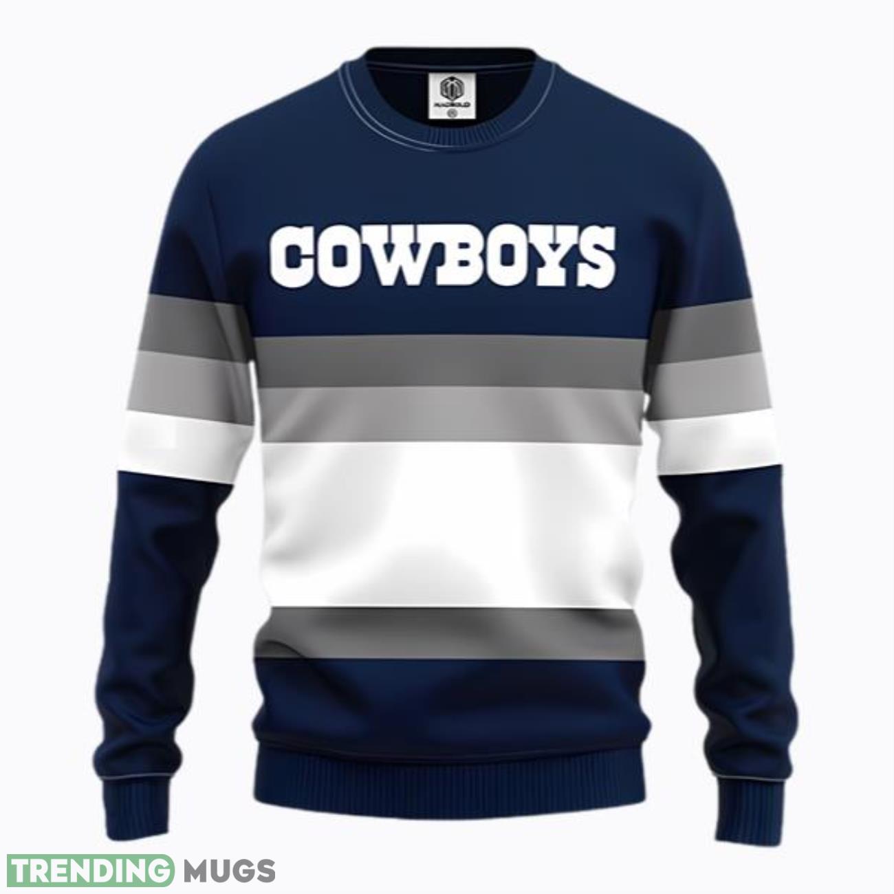 NFL Dallas Cowboys New Season Casual Ugly Christmas 3D Sweater Product Photo 1 NFL Dallas Cowboys New Season Casual Ugly Christmas 3D Sweater Product Photo 1