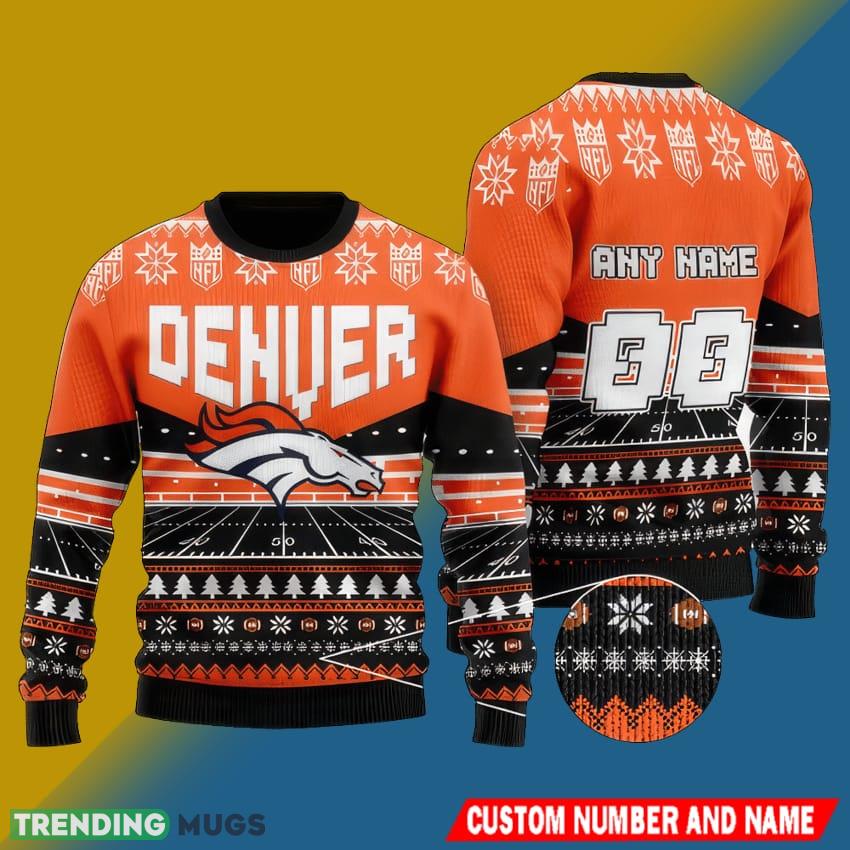 NFL Denver Broncos Christmas Needle All Over Print Ugly Sweater Custom Number And Name - NFL Denver Broncos Christmas Needle All Over Print Ugly Sweater Custom Number And Name NFL Denver Broncos Christmas Needle All Over Print Ugly Sweater Custom Number And Name - NFL Denver Broncos Christmas Needle All Over Print Ugly Sweater Custom Number And Name