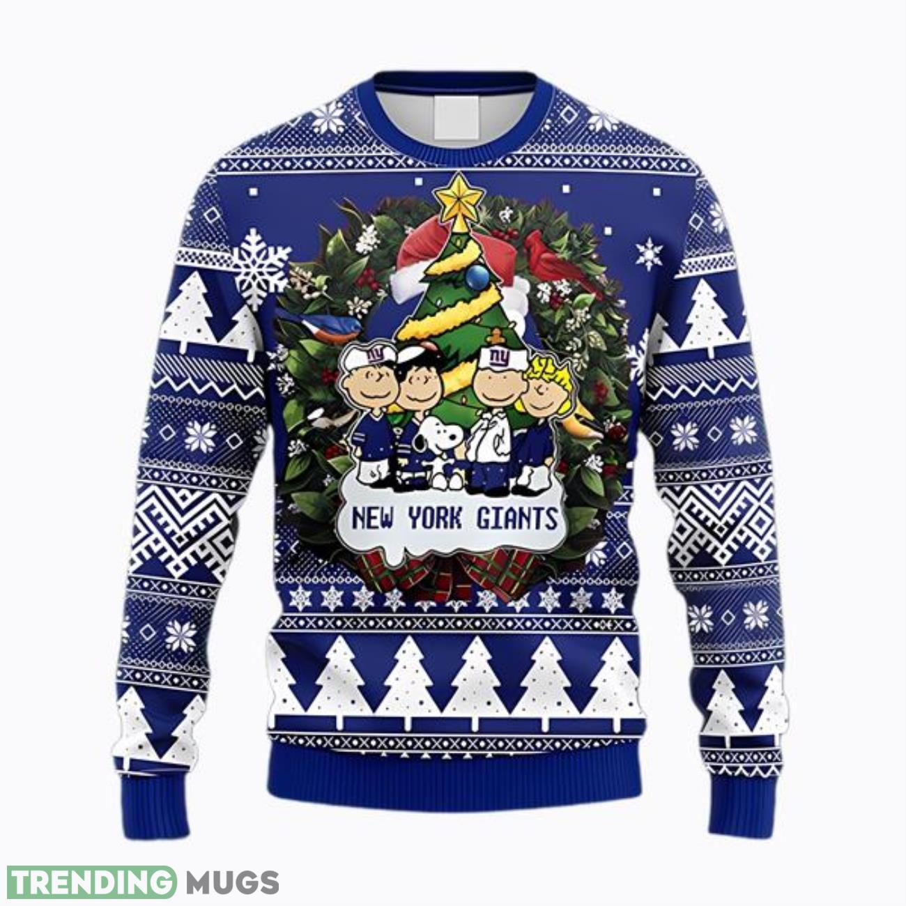 NFL Fans New York Giants Snoopy Dog Christmas Ugly Sweater Product Photo 1 NFL Fans New York Giants Snoopy Dog Christmas Ugly Sweater Product Photo 1
