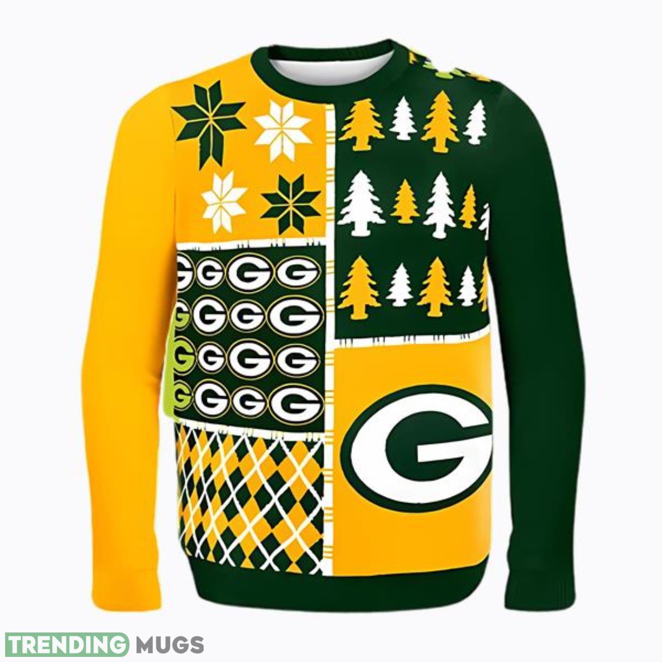 NFL Green Bay Packers Ugly Christmas Sweater Product Photo 1 NFL Green Bay Packers Ugly Christmas Sweater Product Photo 1