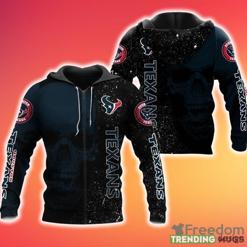 NFL Houston Texans Pullover 3D Hoodie Zip Hoodie AOP Skull Halloween Gift For Fans - NFL Houston Texans Pullover 3D Hoodie Zip Hoodie AOP Skull Halloween Gift For Fans NFL Houston Texans Pullover 3D Hoodie Zip Hoodie AOP Skull Halloween Gift For Fans - NFL Houston Texans Pullover 3D Hoodie Zip Hoodie AOP Skull Halloween Gift For Fans