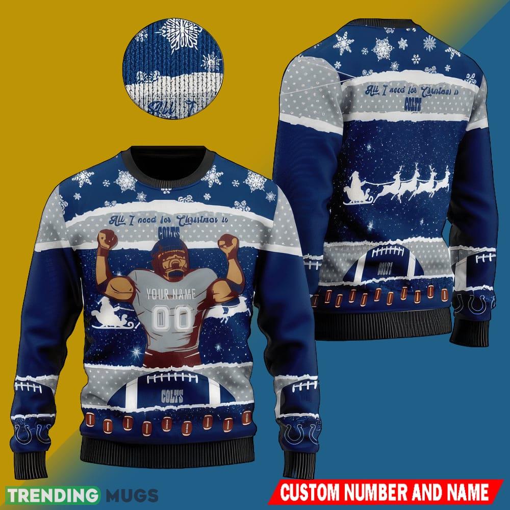 NFL Indianapolis Colts Christmas Mulled All Over Print Ugly Sweater Custom Number And Name - NFL Indianapolis Colts Christmas Mulled All Over Print Ugly Sweater Custom Number And Name NFL Indianapolis Colts Christmas Mulled All Over Print Ugly Sweater Custom Number And Name - NFL Indianapolis Colts Christmas Mulled All Over Print Ugly Sweater Custom Number And Name