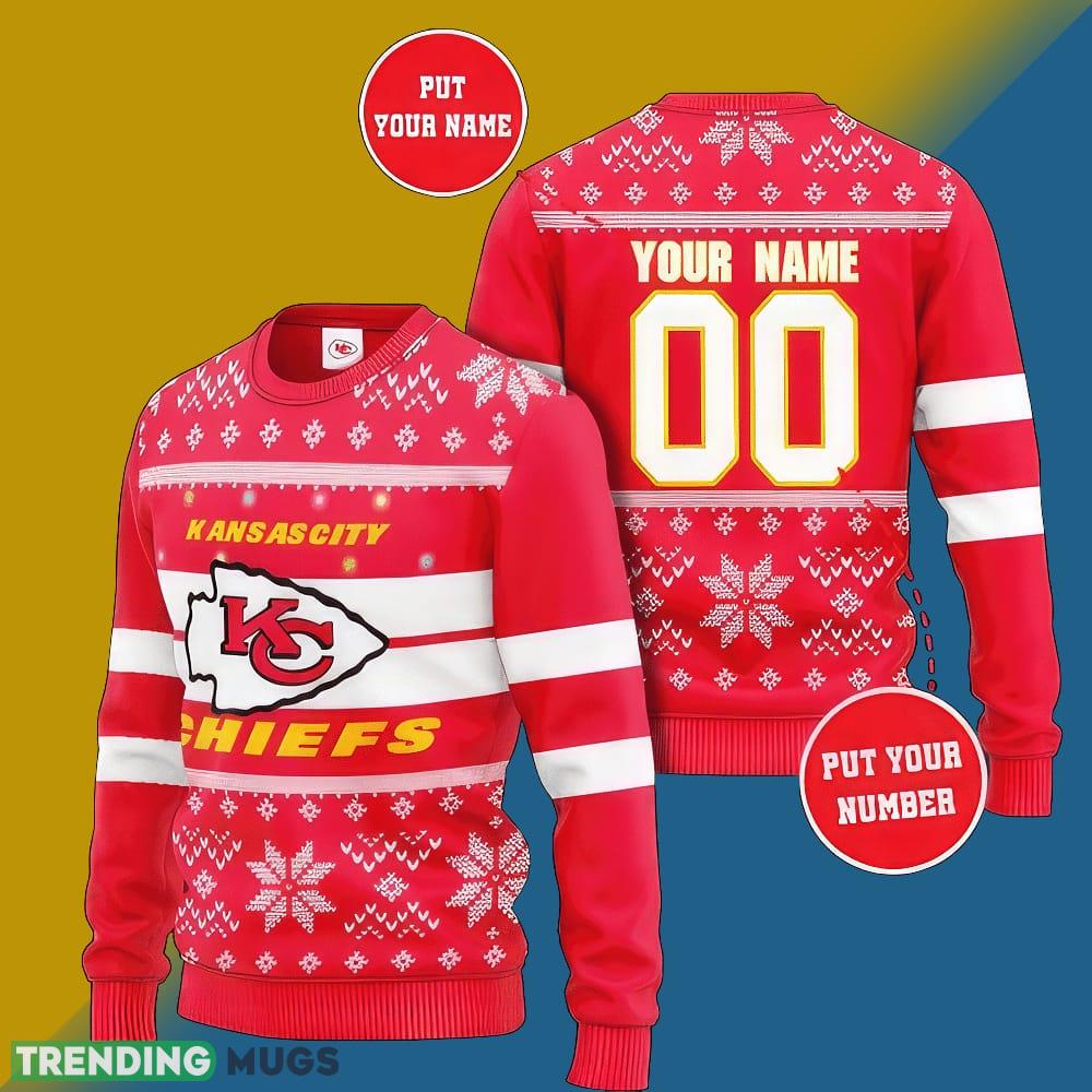 NFL Kansas City Chiefs Christmas Heater All Over Print Knitted Sweater Custom Number And Name - NFL Kansas City Chiefs Christmas Heater All Over Print Knitted Sweater Custom Number And Name NFL Kansas City Chiefs Christmas Heater All Over Print Knitted Sweater Custom Number And Name - NFL Kansas City Chiefs Christmas Heater All Over Print Knitted Sweater Custom Number And Name