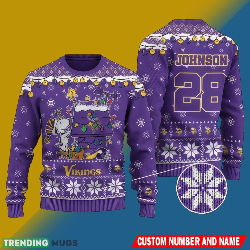 NFL Minnesota Vikings Christmas Outfit 3D Knitted Sweater Custom Number And Name - NFL Minnesota Vikings Christmas Outfit 3D Knitted Sweater Custom Number And Name NFL Minnesota Vikings Christmas Outfit 3D Knitted Sweater Custom Number And Name - NFL Minnesota Vikings Christmas Outfit 3D Knitted Sweater Custom Number And Name
