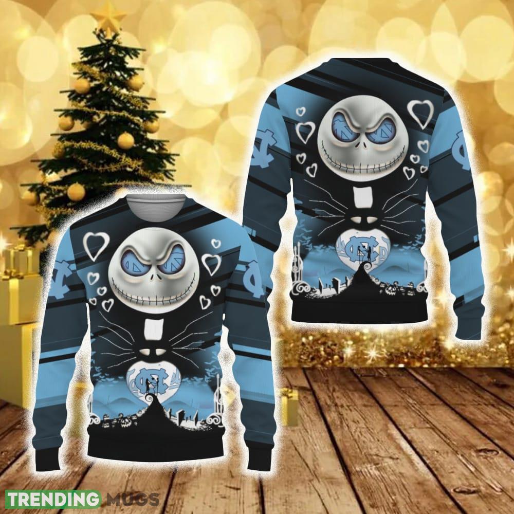North Carolina Tar Heels Champion Jack Skellington Funny 3D Ugly Christmas Sweater Gift For Fans - North Carolina Tar Heels Champion Jack Skellington Funny 3D Ugly Christmas Sweater Gift For Fans North Carolina Tar Heels Champion Jack Skellington Funny 3D Ugly Christmas Sweater Gift For Fans - North Carolina Tar Heels Champion Jack Skellington Funny 3D Ugly Christmas Sweater Gift For Fans