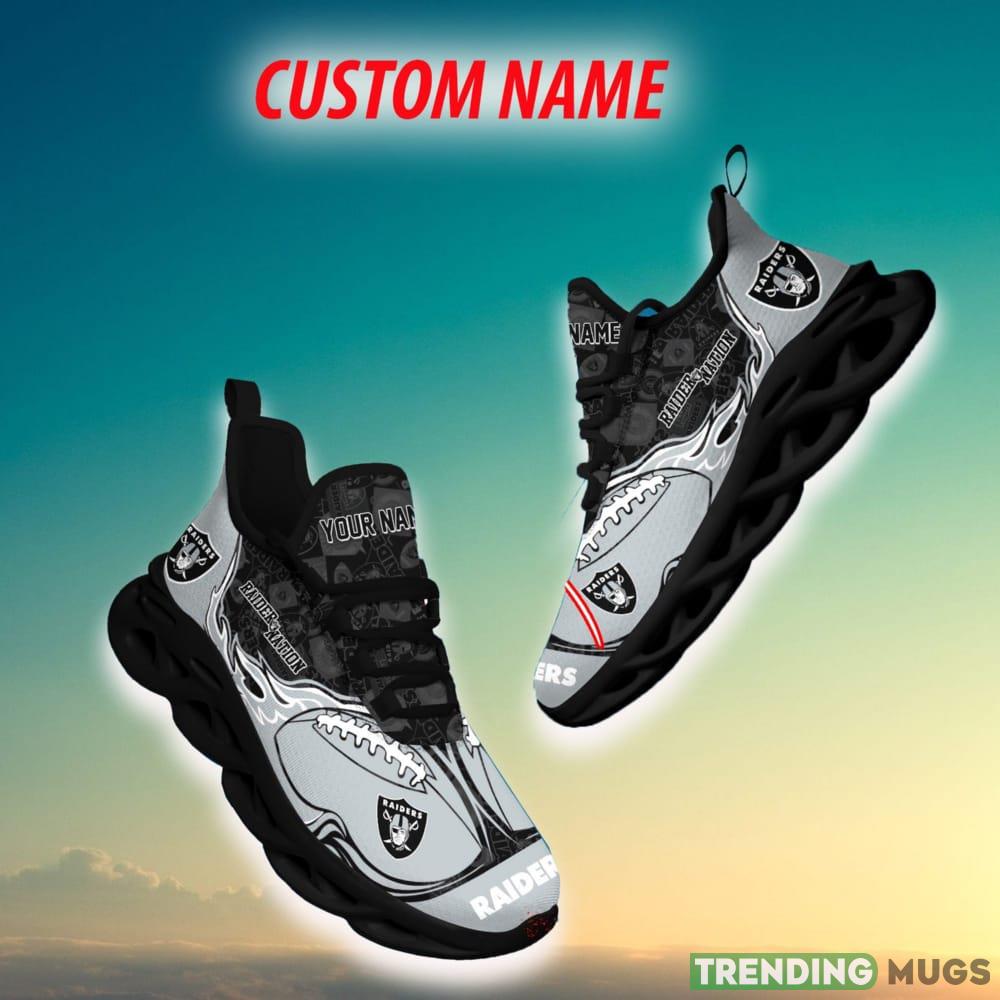 Oakland Raiders NFL Energize Personalized Chunky Shoes Fans Gift Max Soul Sneakers New For Men And Women - Oakland Raiders NFL Max Soul Shoes Custom Name Photo 1 Oakland Raiders NFL Energize Personalized Chunky Shoes Fans Gift Max Soul Sneakers New For Men And Women - Oakland Raiders NFL Max Soul Shoes Custom Name Photo 1