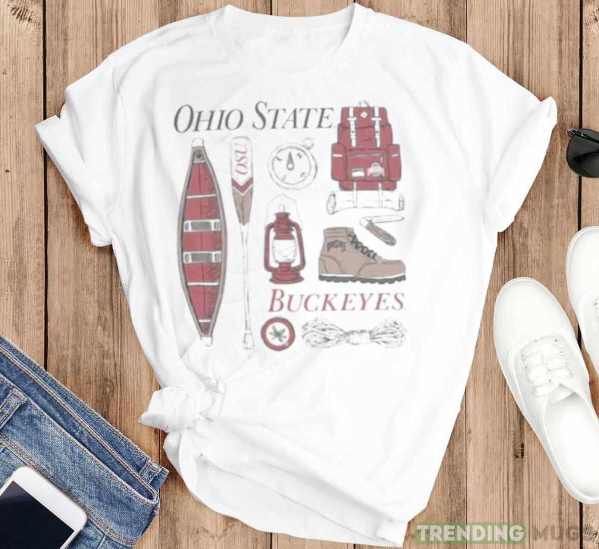 Ohio State Buckeyes Comfort Wash Camping Trip T Shirt Light Shirt Ohio State Buckeyes Comfort Wash Camping Trip T Shirt Light Shirt