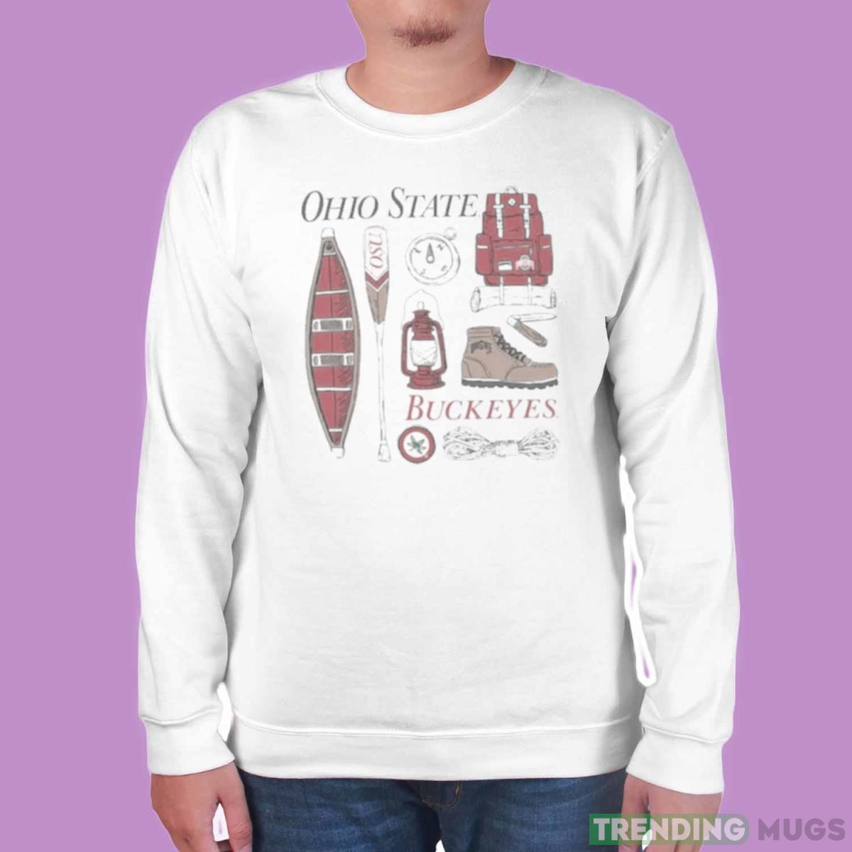 Ohio State Buckeyes Comfort Wash Camping Trip T Shirt Light Shirt Ohio State Buckeyes Comfort Wash Camping Trip T Shirt Light Shirt