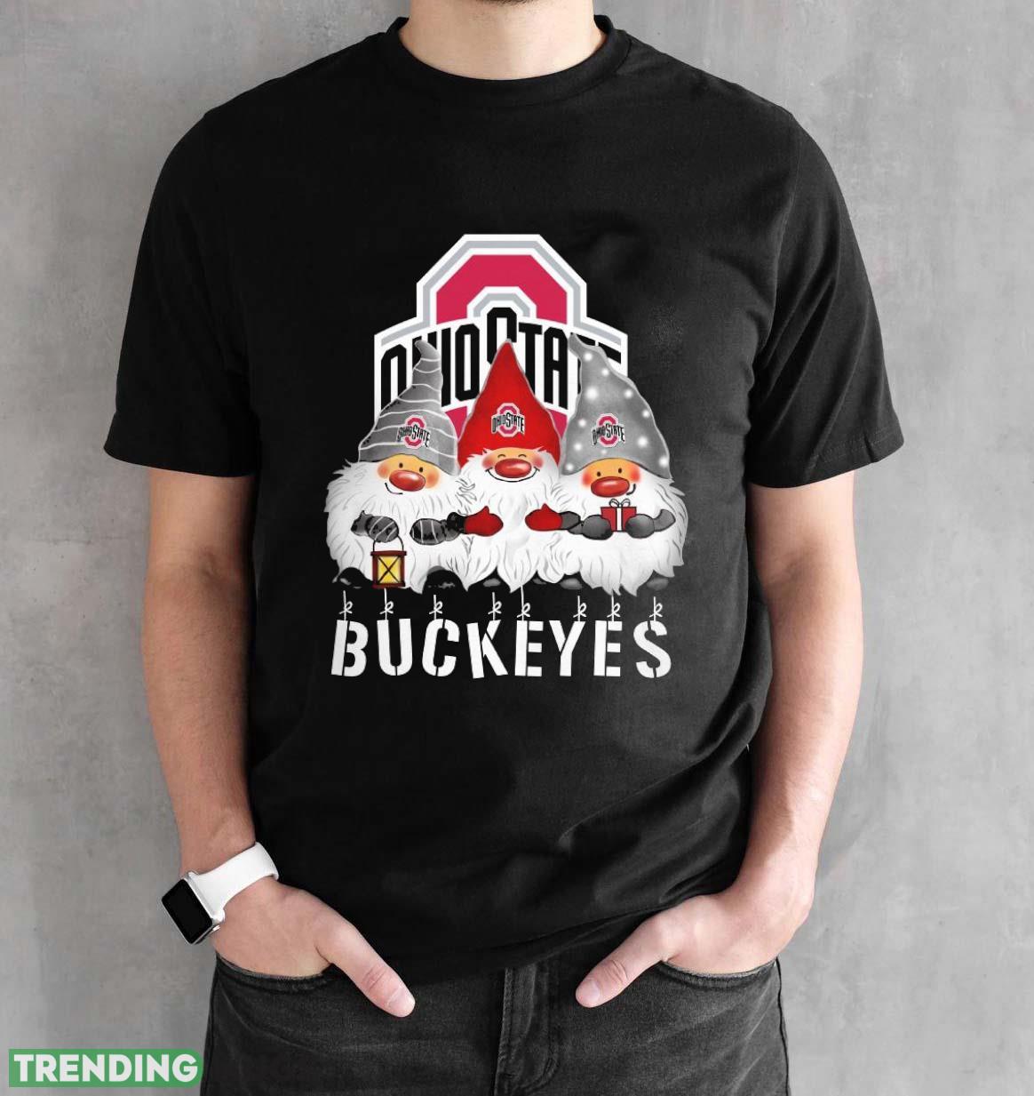 Ohio State Buckeyes Gnomies Christmas Funny Black T Shirt Sweatshirt For Fans Dark Shirt Ohio State Buckeyes Gnomies Christmas Funny Black T Shirt Sweatshirt For Fans Dark Shirt