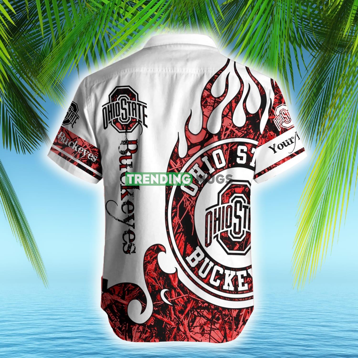Ohio State Buckeyes NCAA Hawaiian Shirt Pattern Summer Custom Name For Men And Women Gift Hawaiian Shirt Ohio State Buckeyes NCAA Hawaiian Shirt Pattern Summer Custom Name For Men And Women Gift Hawaiian Shirt