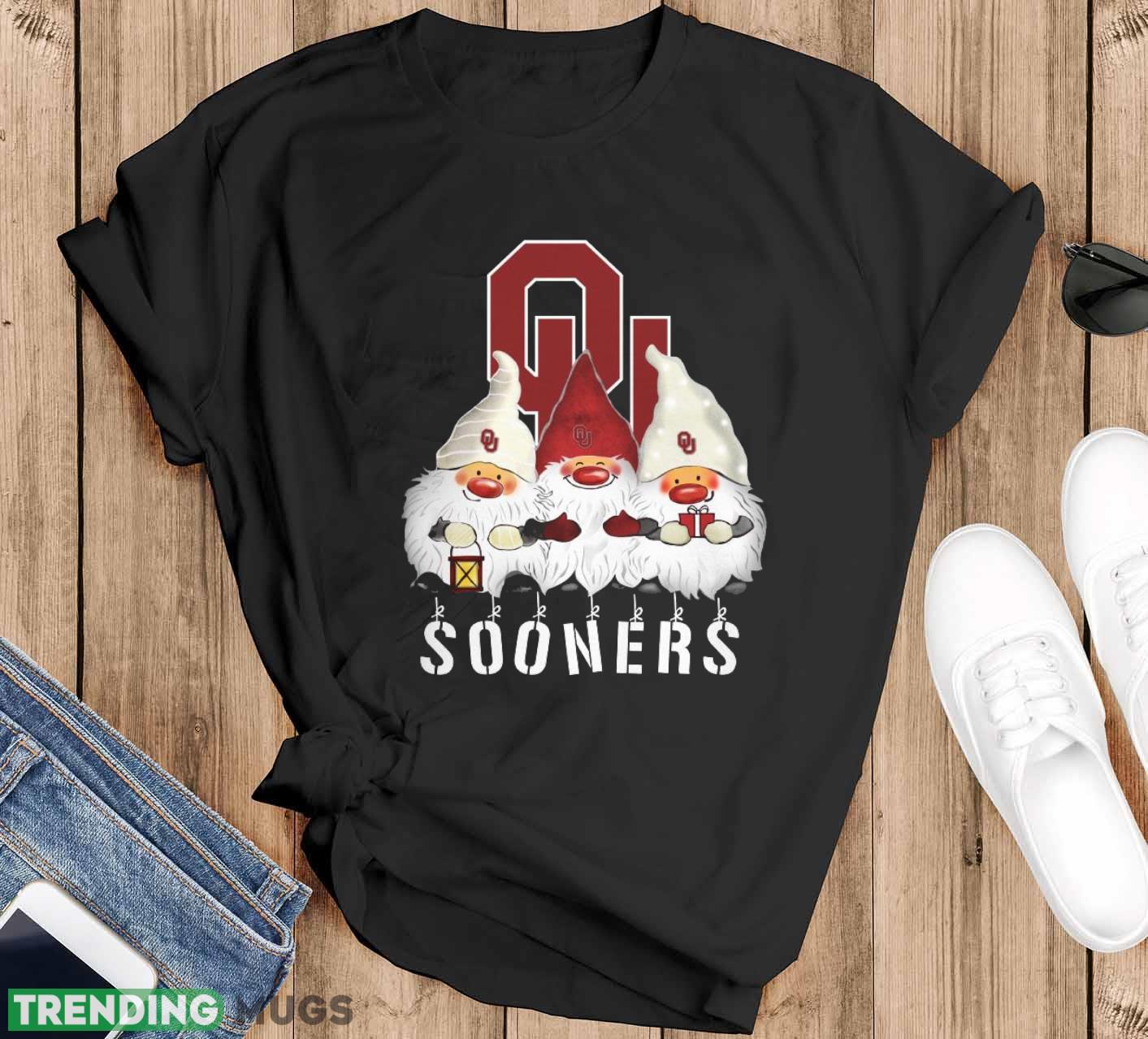 Oklahoma Sooners Gnomies Christmas Funny Black T Shirt Sweatshirt For Fans - Black T-Shirt Oklahoma Sooners Gnomies Christmas Funny Black T Shirt Sweatshirt For Fans - Black T-Shirt