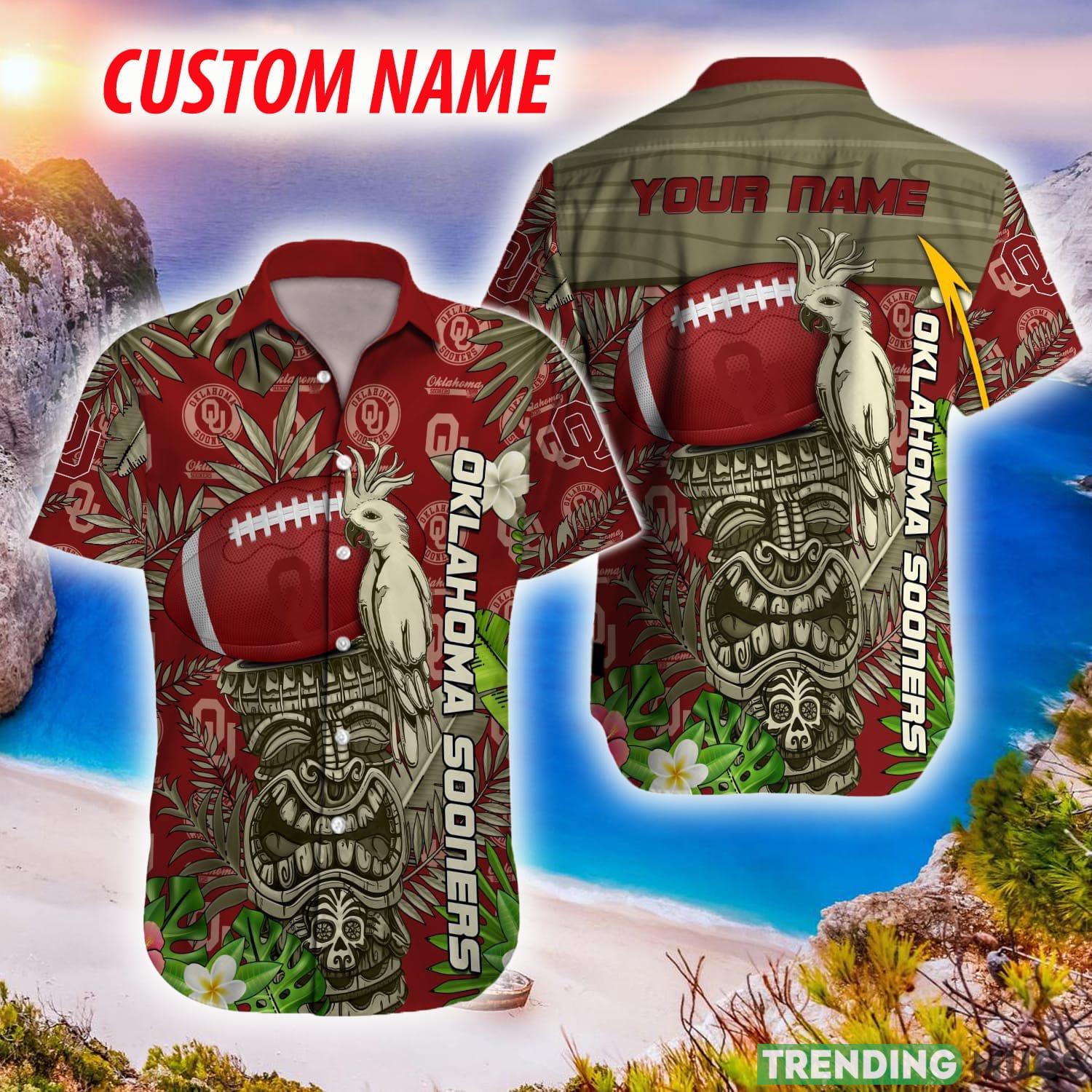 Oklahoma Sooners NCAA Hawaiian Shirt New Angry Custom Name Summer For Fans Gift - Oklahoma Sooners NCAA Hawaiian Shirt_1