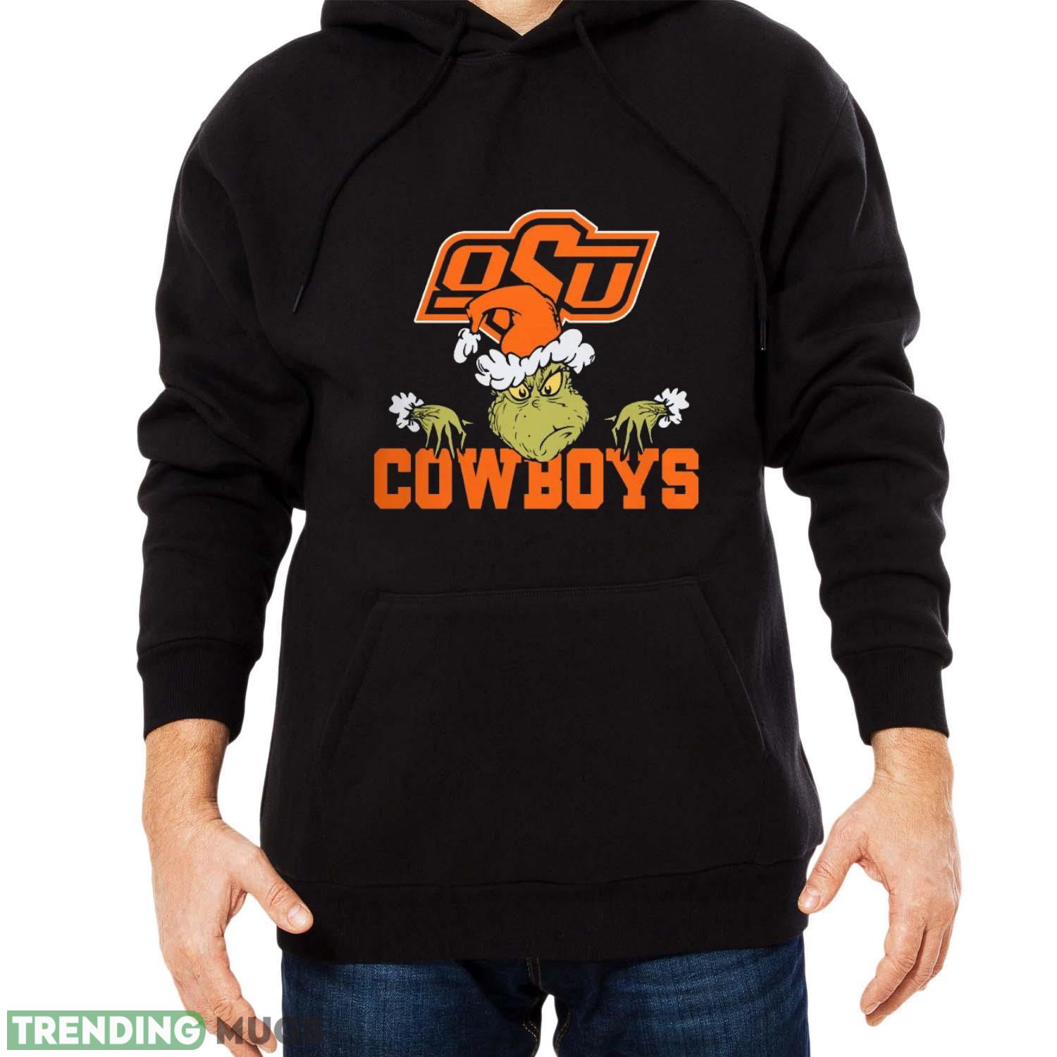 Oklahoma State Cowboys Grinch Funny Black T Shirt Sweatshirt For Fans Dark Shirt Oklahoma State Cowboys Grinch Funny Black T Shirt Sweatshirt For Fans Dark Shirt