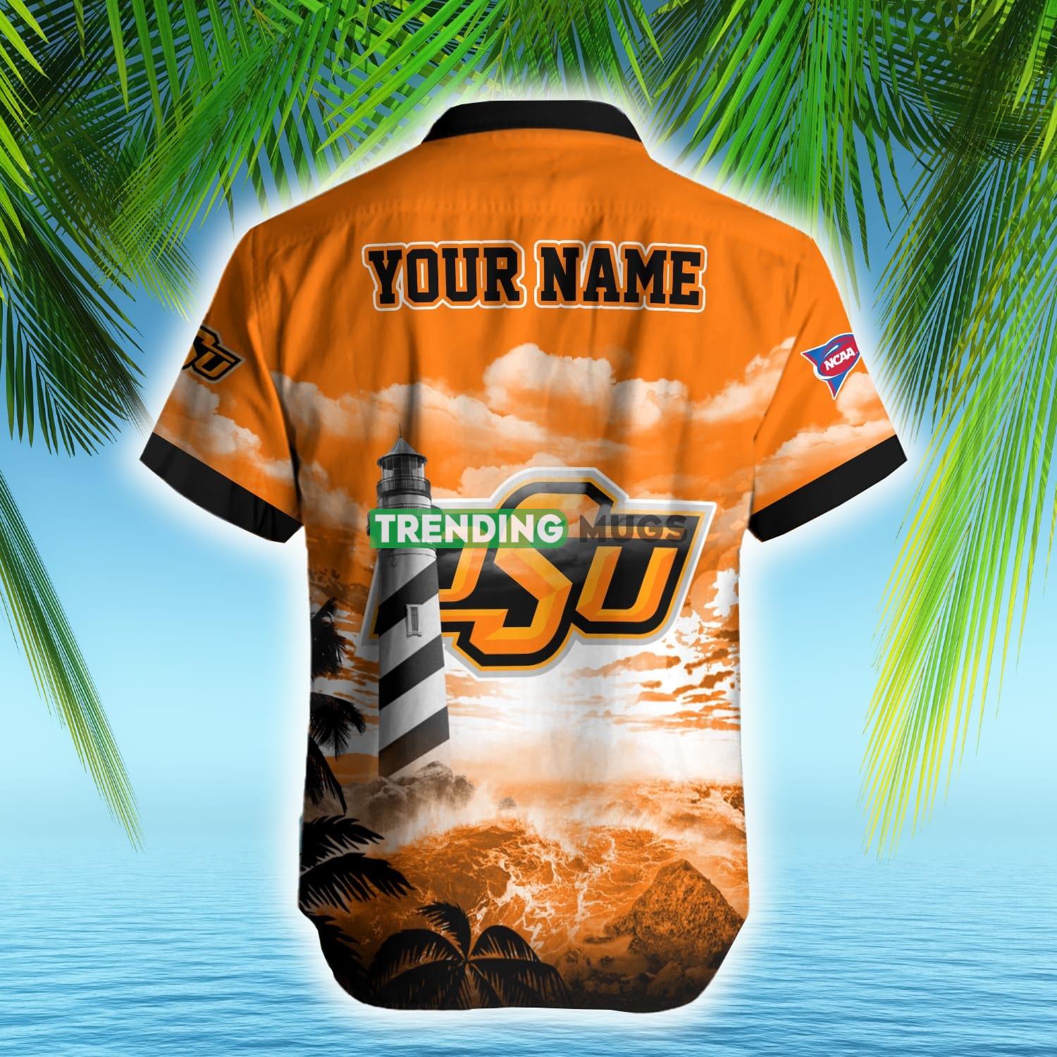 Oklahoma State Cowboys NCAA Hawaiian Shirt Logo Fans Gift Beach For Men And Women Custom Name Hawaiian Shirt Oklahoma State Cowboys NCAA Hawaiian Shirt Logo Fans Gift Beach For Men And Women Custom Name Hawaiian Shirt
