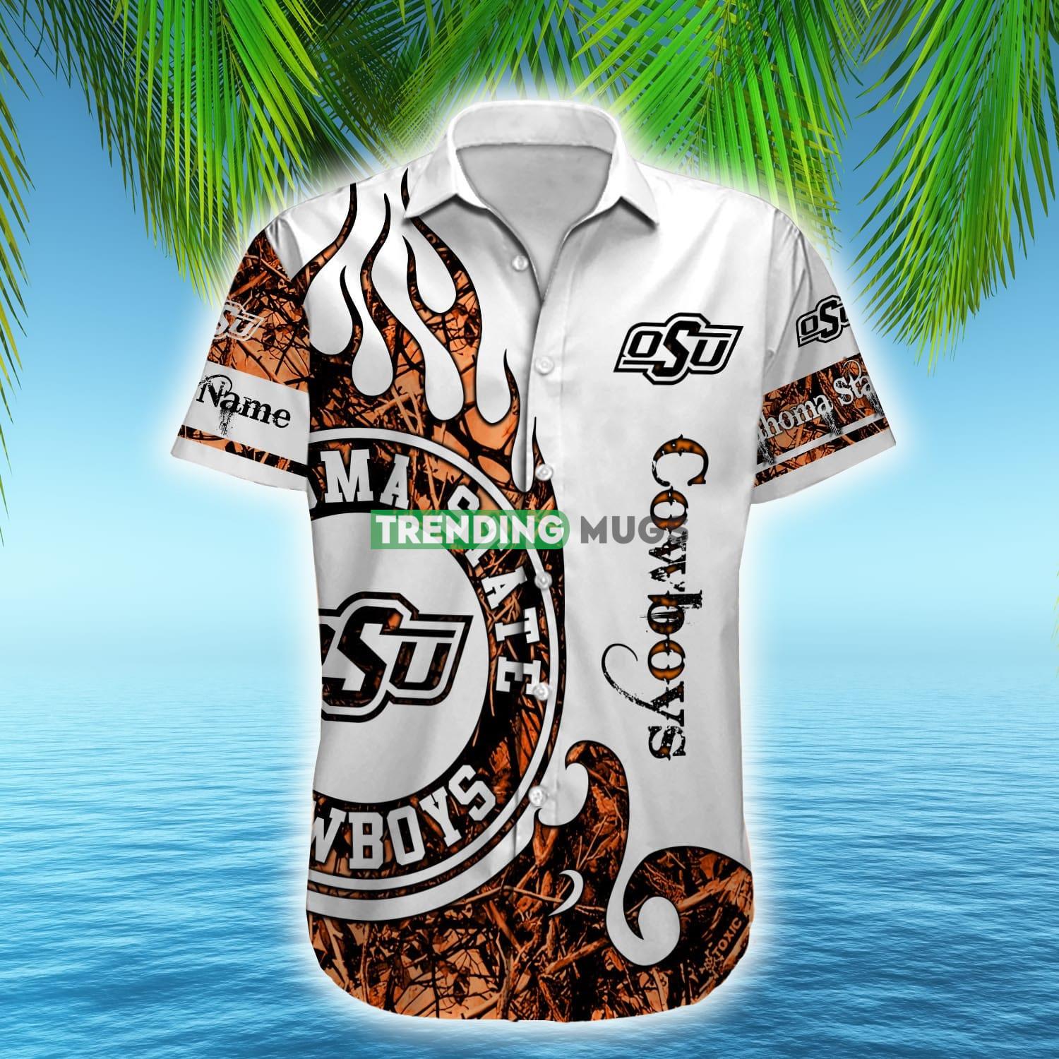 Oklahoma State Cowboys NCAA Hawaiian Shirt Pattern Summer Custom Name For Men And Women Gift Hawaiian Shirt Oklahoma State Cowboys NCAA Hawaiian Shirt Pattern Summer Custom Name For Men And Women Gift Hawaiian Shirt