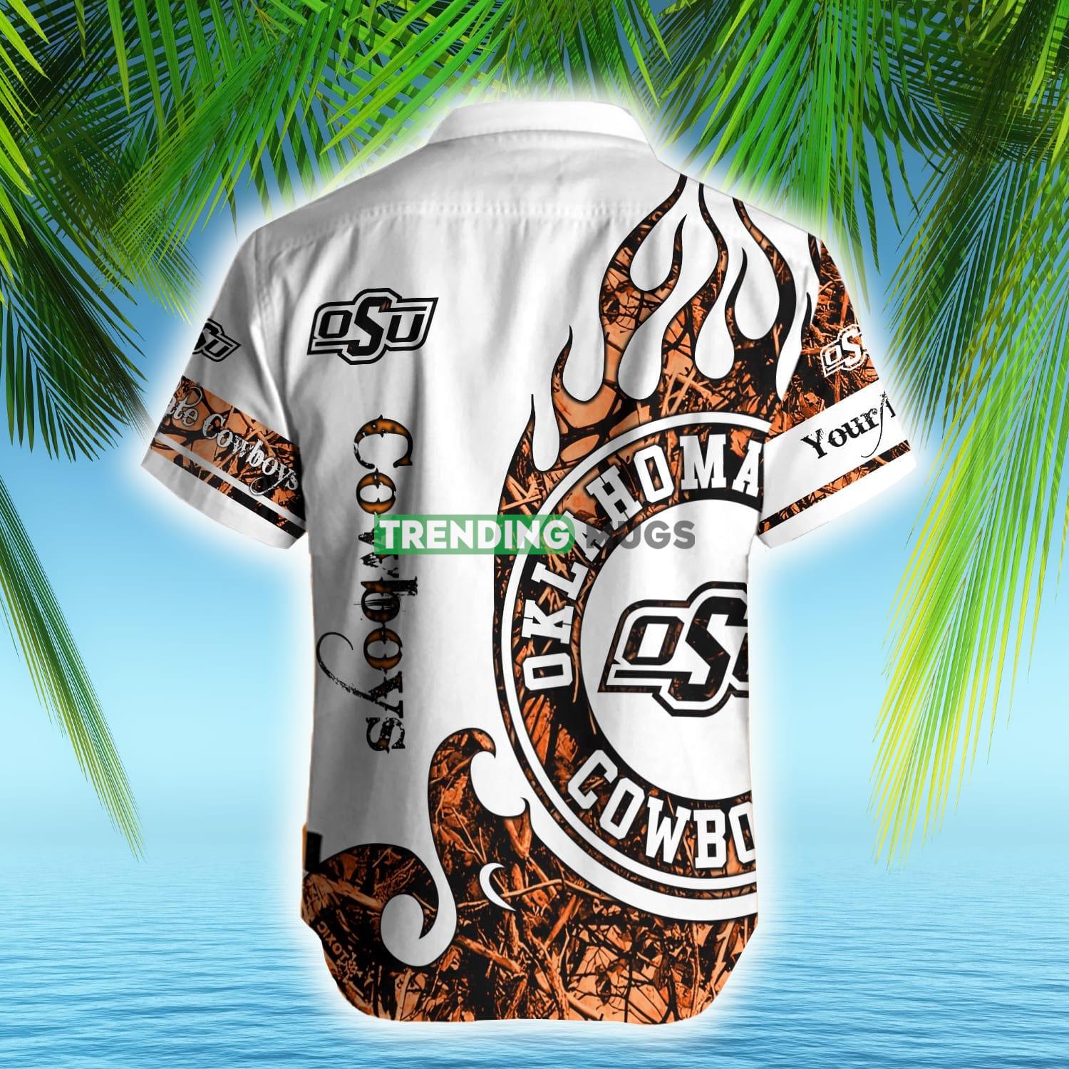 Oklahoma State Cowboys NCAA Hawaiian Shirt Pattern Summer Custom Name For Men And Women Gift Hawaiian Shirt Oklahoma State Cowboys NCAA Hawaiian Shirt Pattern Summer Custom Name For Men And Women Gift Hawaiian Shirt