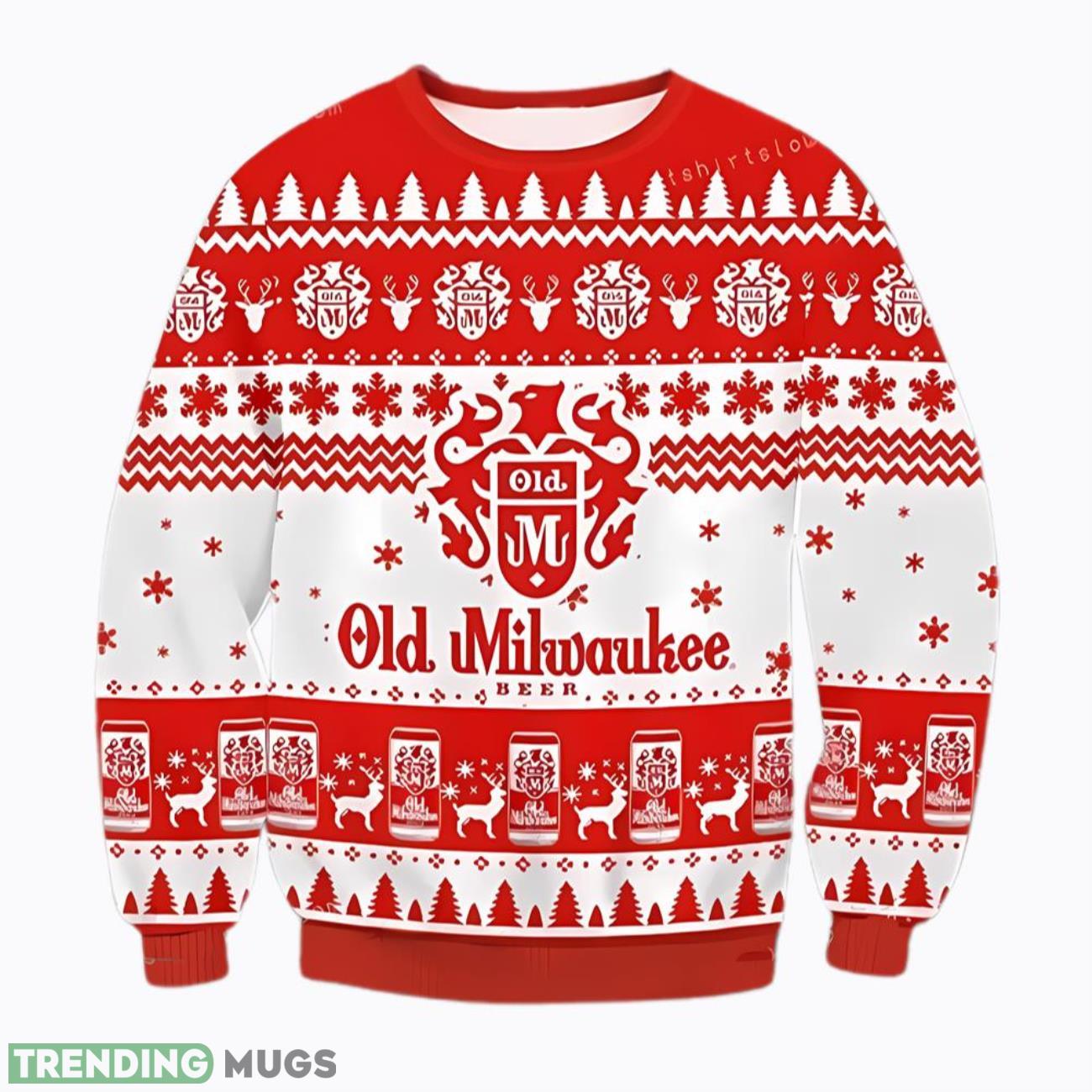 Old Milwaukee Beer Ugly Christmas Sweater Product Photo 1 Old Milwaukee Beer Ugly Christmas Sweater Product Photo 1