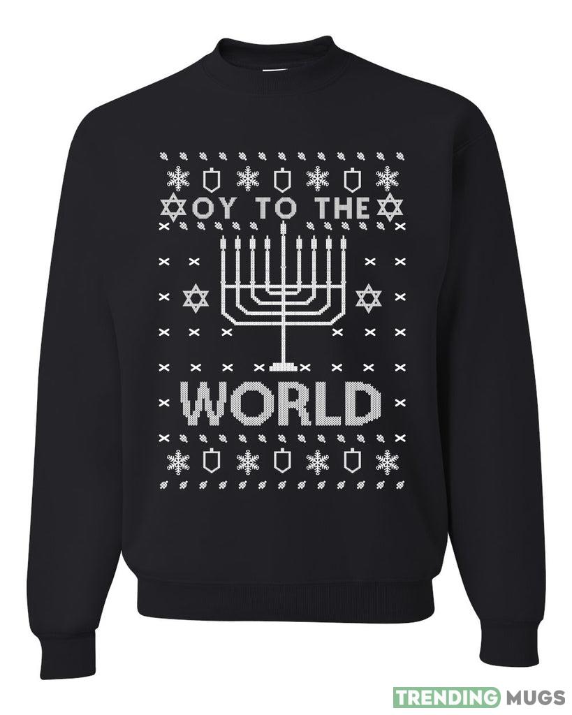 Oy to The World Jewish Christmas Menorah Merry Sweater Sweatshirt For Men And Women Gift Ugly Christmas - Oy to The World Jewish Christmas Menorah Merry Ugly Christmas Sweater Sweatshirt_1 Oy to The World Jewish Christmas Menorah Merry Sweater Sweatshirt For Men And Women Gift Ugly Christmas - Oy to The World Jewish Christmas Menorah Merry Ugly Christmas Sweater Sweatshirt_1