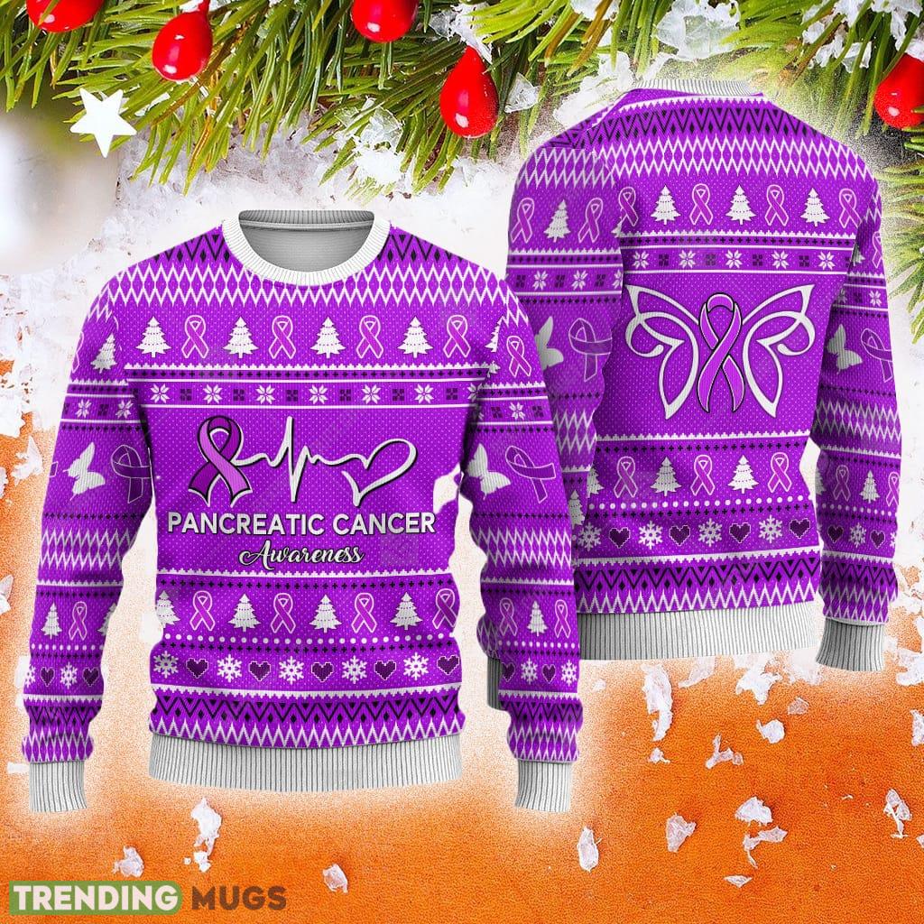Pancreatic Cancer Awareness Xmas Symbol Animals Ugly Christmas Sweater AOP Gift For Men And Women - Pancreatic Cancer Awareness Xmas Symbol Animals Ugly Christmas Sweater AOP Gift For Men And Women Pancreatic Cancer Awareness Xmas Symbol Animals Ugly Christmas Sweater AOP Gift For Men And Women - Pancreatic Cancer Awareness Xmas Symbol Animals Ugly Christmas Sweater AOP Gift For Men And Women