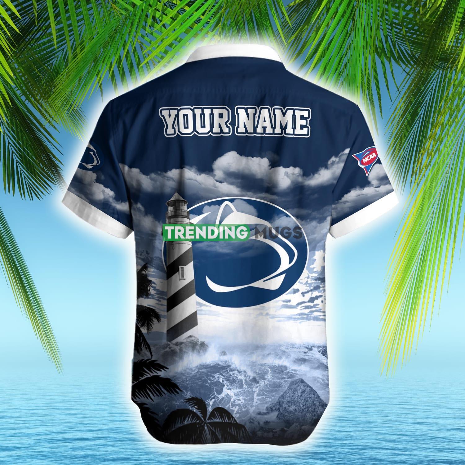 Penn State Nittany Lions NCAA Hawaiian Shirt Logo Fans Gift Beach For Men And Women Custom Name Hawaiian Shirt Penn State Nittany Lions NCAA Hawaiian Shirt Logo Fans Gift Beach For Men And Women Custom Name Hawaiian Shirt