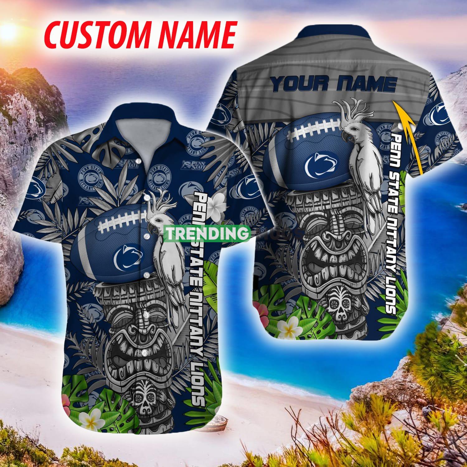Penn State Nittany Lions NCAA Hawaiian Shirt New Angry Custom Name Summer For Fans Gift - Penn State Nittany Lions NCAA Hawaiian Shirt_1 Penn State Nittany Lions NCAA Hawaiian Shirt New Angry Custom Name Summer For Fans Gift - Penn State Nittany Lions NCAA Hawaiian Shirt_1