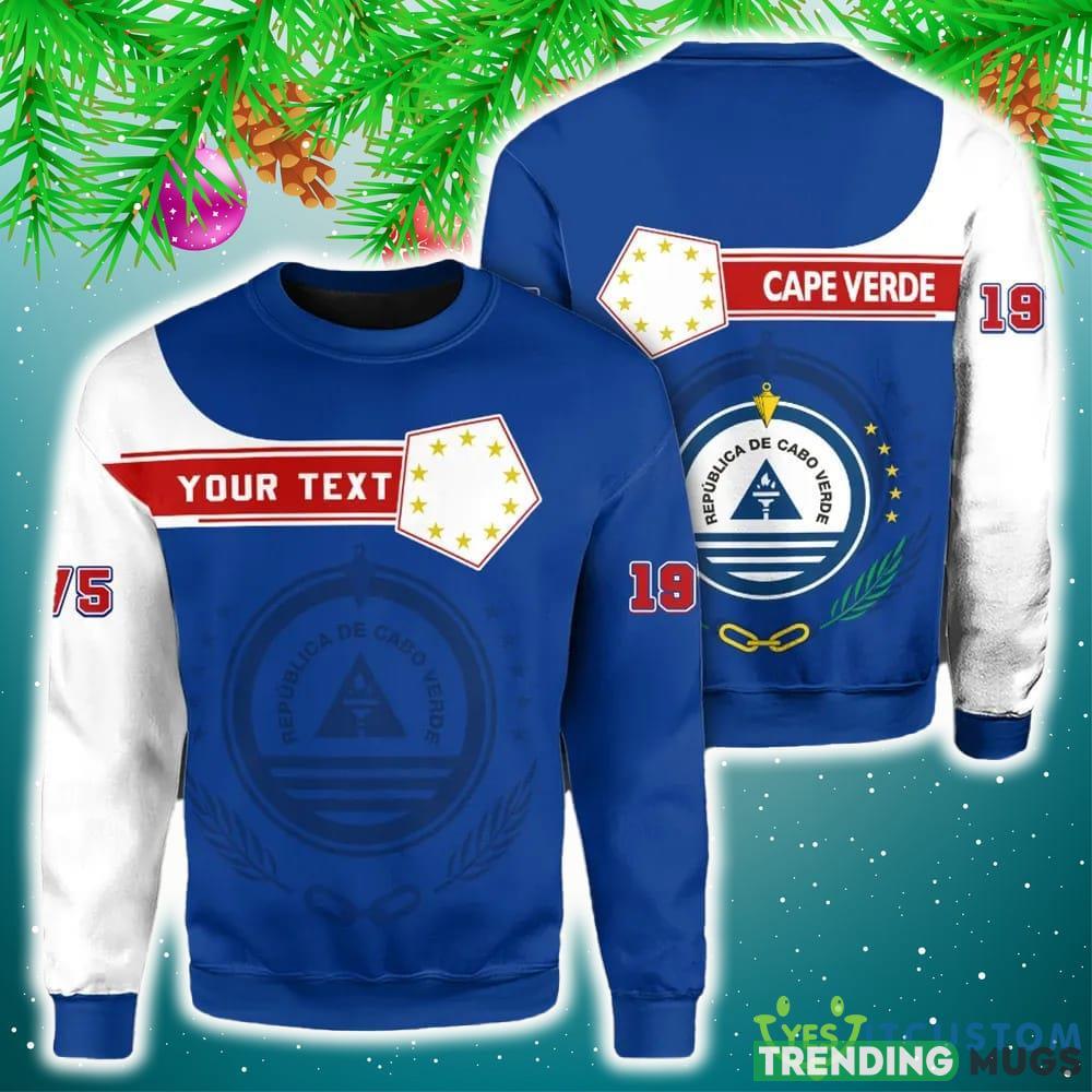 Personalized Cape Verde Blue 3D Sweater Community Logo Funny Gift For Men And Women Christmas Holiday - Cape Verde 3D Sweater Christmas_1 Personalized Cape Verde Blue 3D Sweater Community Logo Funny Gift For Men And Women Christmas Holiday - Cape Verde 3D Sweater Christmas_1
