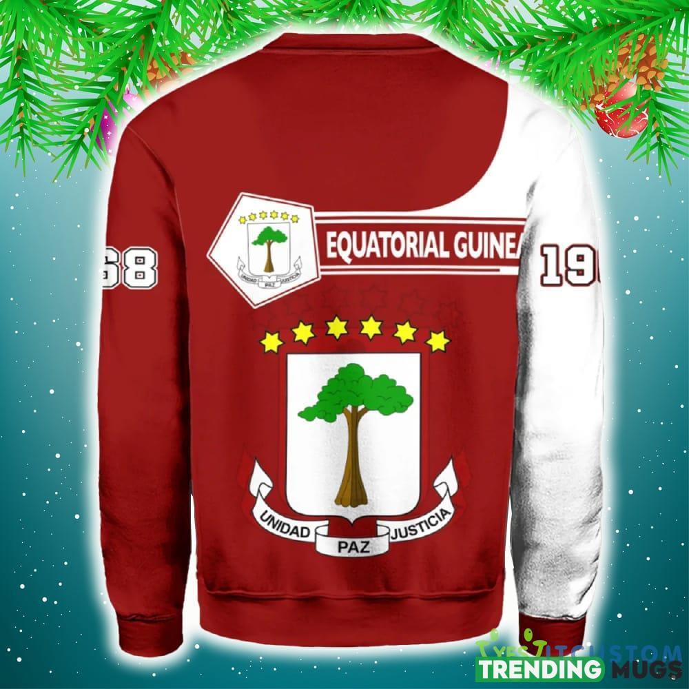 Personalized Equatorial Guinea Red 3D Sweater Community Logo Funny Gift For Men And Women Christmas Holiday 3D Sweater Personalized Equatorial Guinea Red 3D Sweater Community Logo Funny Gift For Men And Women Christmas Holiday 3D Sweater