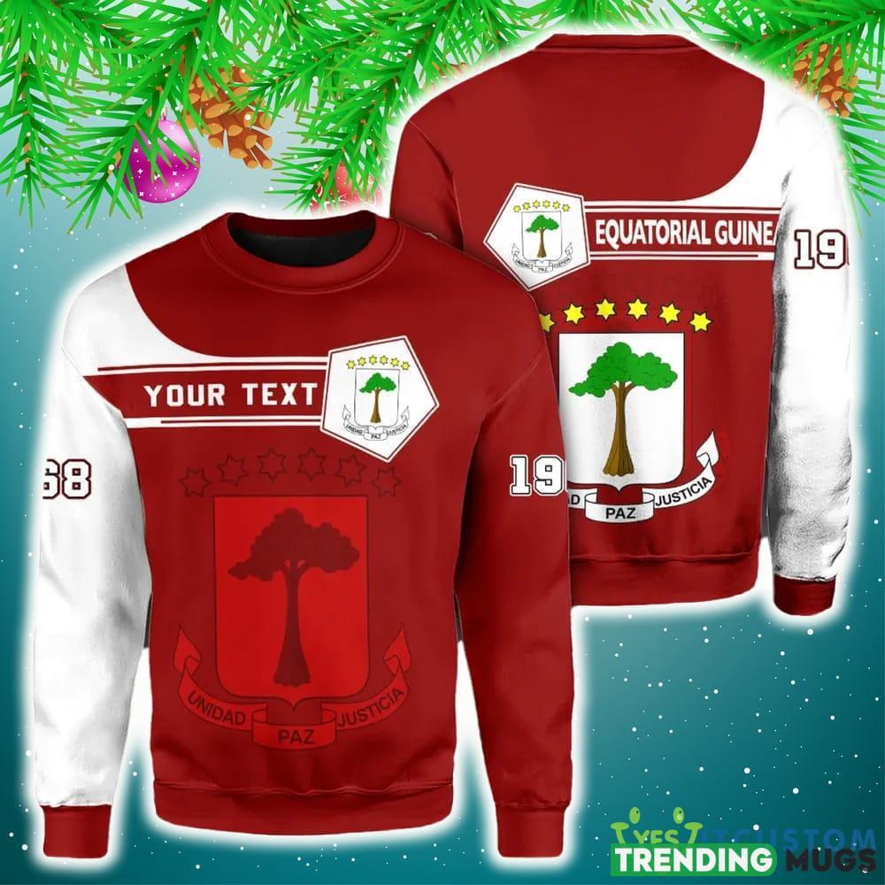 Personalized Equatorial Guinea Red 3D Sweater Community Logo Funny Gift For Men And Women Christmas Holiday - Equatorial Guinea 3D Sweater Christmas_1 Personalized Equatorial Guinea Red 3D Sweater Community Logo Funny Gift For Men And Women Christmas Holiday - Equatorial Guinea 3D Sweater Christmas_1