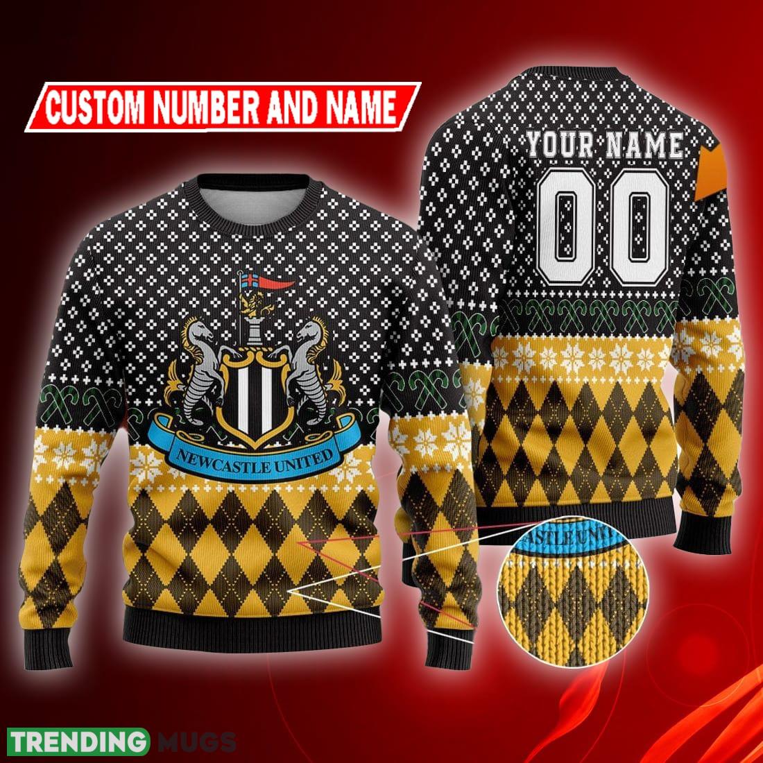 Personalized Newcastle United 3D Ugly Christmas Sweater - Personalized Newcastle United 3D Ugly Christmas Sweater Personalized Newcastle United 3D Ugly Christmas Sweater - Personalized Newcastle United 3D Ugly Christmas Sweater