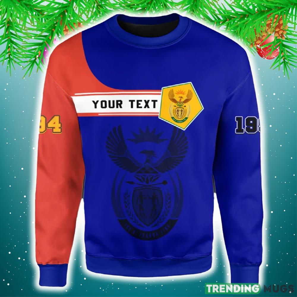 Personalized South Africa Blue 3D Sweater Community Logo Funny Gift For Men And Women Christmas Holiday 3D Sweater Personalized South Africa Blue 3D Sweater Community Logo Funny Gift For Men And Women Christmas Holiday 3D Sweater