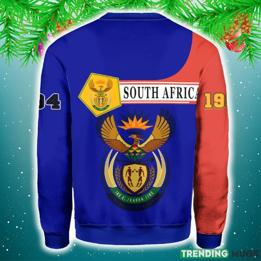 Personalized South Africa Blue 3D Sweater Community Logo Funny Gift For Men And Women Christmas Holiday 3D Sweater Personalized South Africa Blue 3D Sweater Community Logo Funny Gift For Men And Women Christmas Holiday 3D Sweater