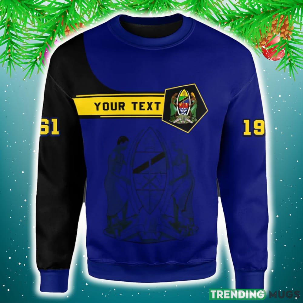 Personalized Tanzania Blue 3D Sweater Community Logo Funny Gift For Men And Women Christmas Holiday 3D Sweater Personalized Tanzania Blue 3D Sweater Community Logo Funny Gift For Men And Women Christmas Holiday 3D Sweater
