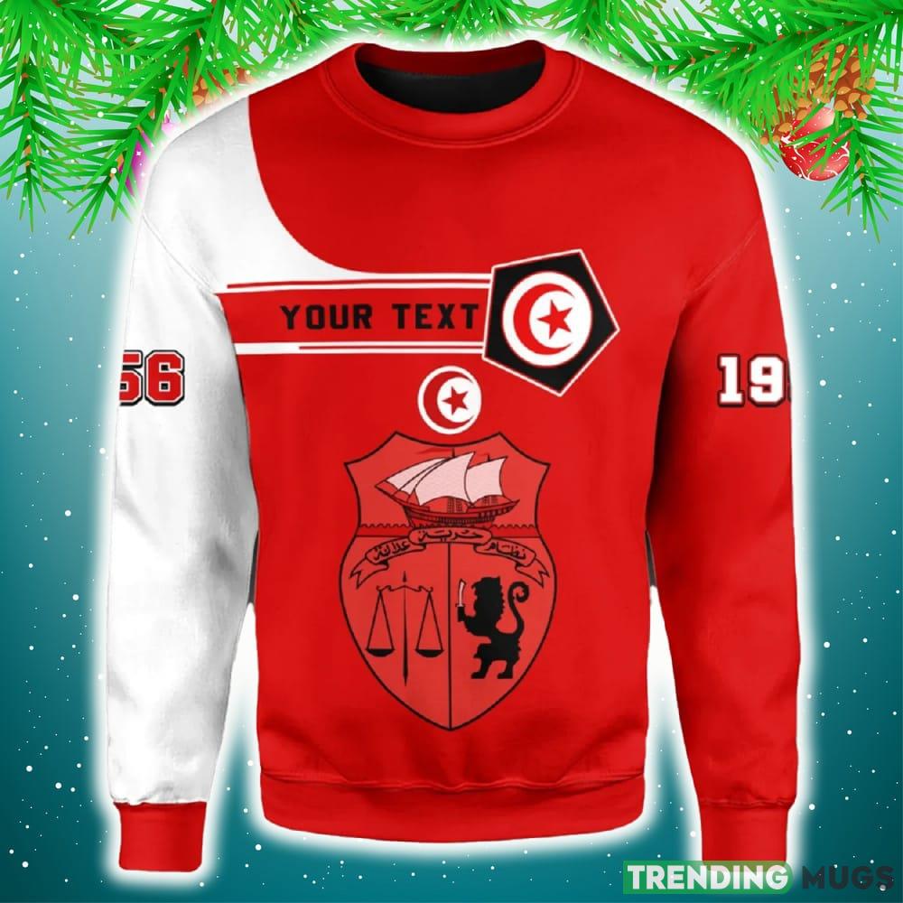 Personalized Tunisia Red 3D Sweater Community Logo Funny Gift For Men And Women Christmas Holiday 3D Sweater Personalized Tunisia Red 3D Sweater Community Logo Funny Gift For Men And Women Christmas Holiday 3D Sweater