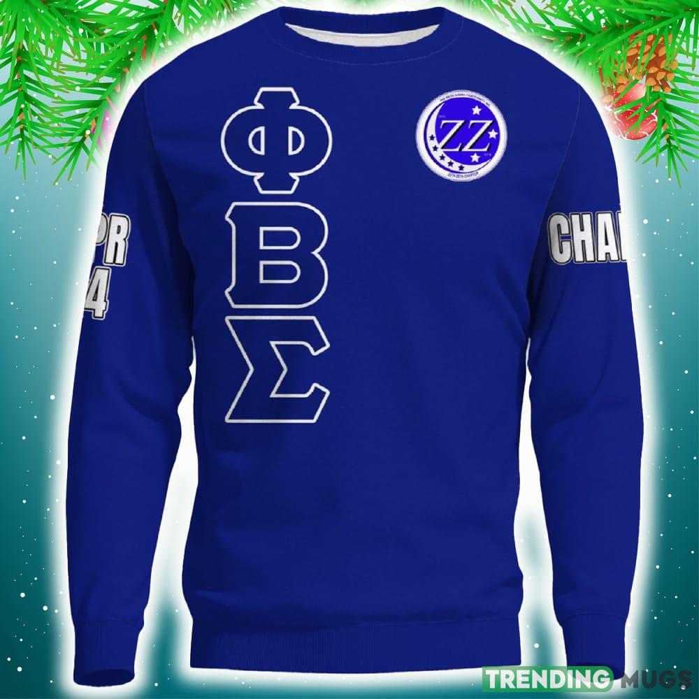 Personalized Zeta Zeta Chapter Blue 3D Sweater Community Logo For Men And Women Gift Christmas 3D Sweater Personalized Zeta Zeta Chapter Blue 3D Sweater Community Logo For Men And Women Gift Christmas 3D Sweater