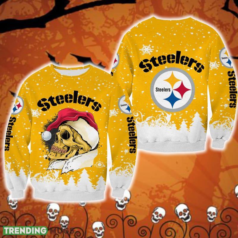 Pittsburgh Steelers Christmas Skull Snowy Halloween Ugly Sweater For Men And Women Gift Christmas - Pittsburgh Steelers Christmas Skull Snowy Halloween Ugly Sweater For Men And Women Gift Christmas Pittsburgh Steelers Christmas Skull Snowy Halloween Ugly Sweater For Men And Women Gift Christmas - Pittsburgh Steelers Christmas Skull Snowy Halloween Ugly Sweater For Men And Women Gift Christmas