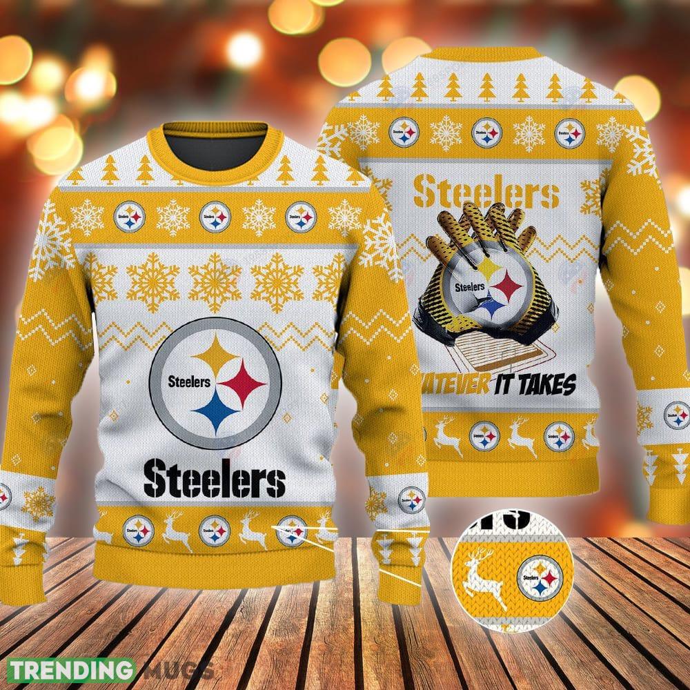 Pittsburgh Steelers Football Gloves Pattern Knitted Xmas Yellow Sweater AOP Gift Christmas - Pittsburgh Steelers Football Gloves Pattern Knitted Xmas Yellow Sweater AOP Gift Christmas Pittsburgh Steelers Football Gloves Pattern Knitted Xmas Yellow Sweater AOP Gift Christmas - Pittsburgh Steelers Football Gloves Pattern Knitted Xmas Yellow Sweater AOP Gift Christmas